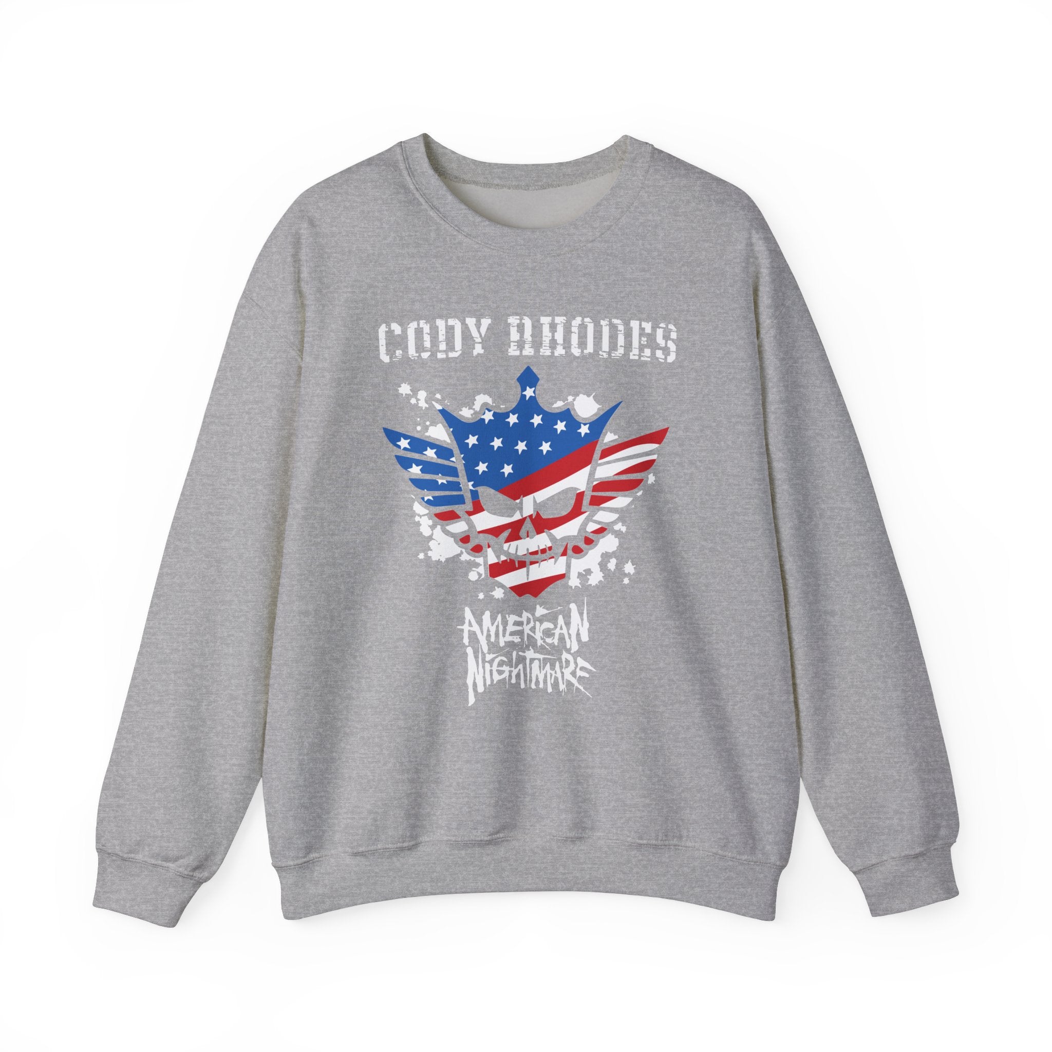 Cody Rhodes American Nightmare, Wrestling Fan Unisex Sweatshirt - Gift for Him or Her, Casual Outwear, Graphic Design, Heavy Blend Sweatshirt