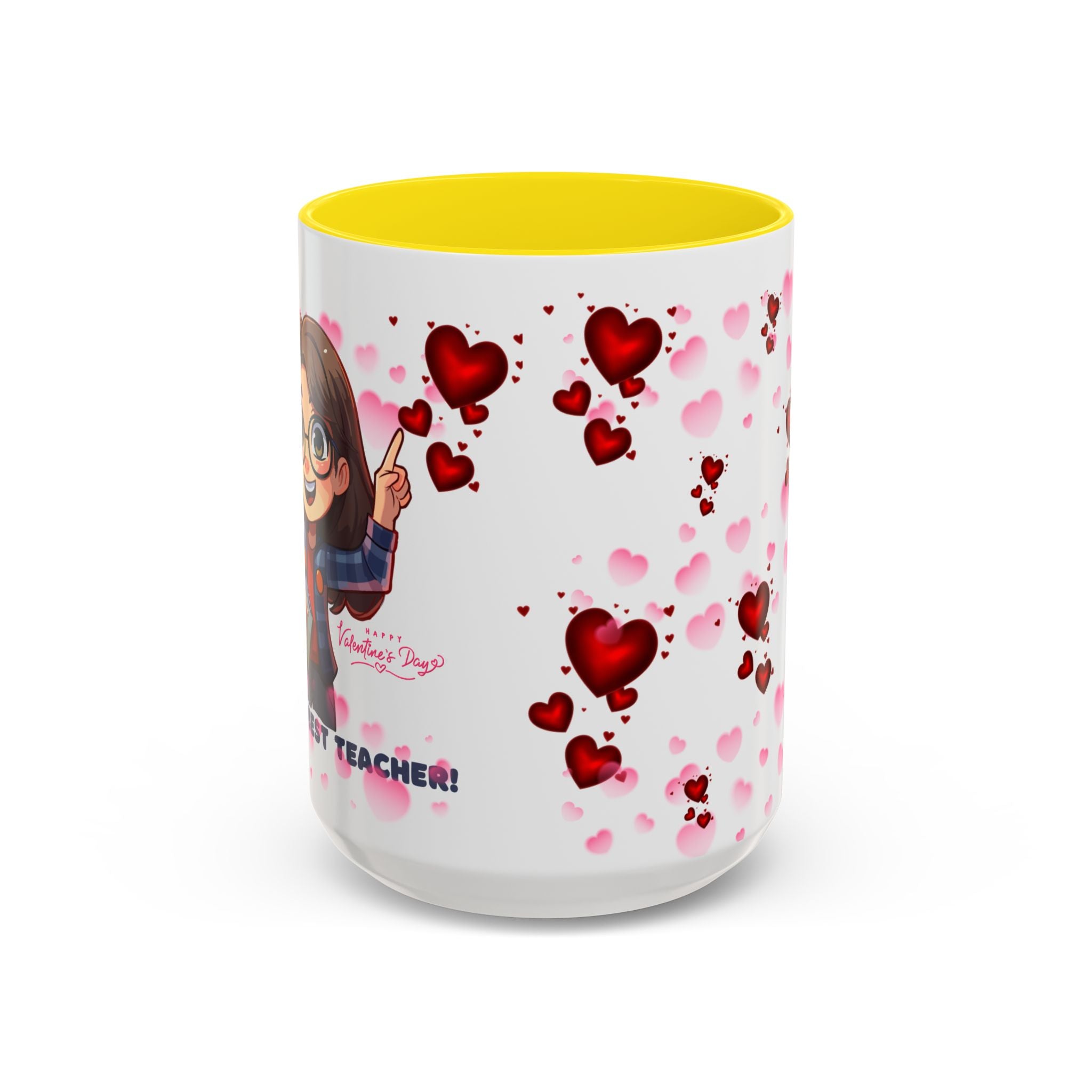 Teachers Gift Valentine's Design, Holiday Drinkware, Valentines, Christmas Birthday Gifts for Teachers, Coffee Mug for Teacher Valentines Day,