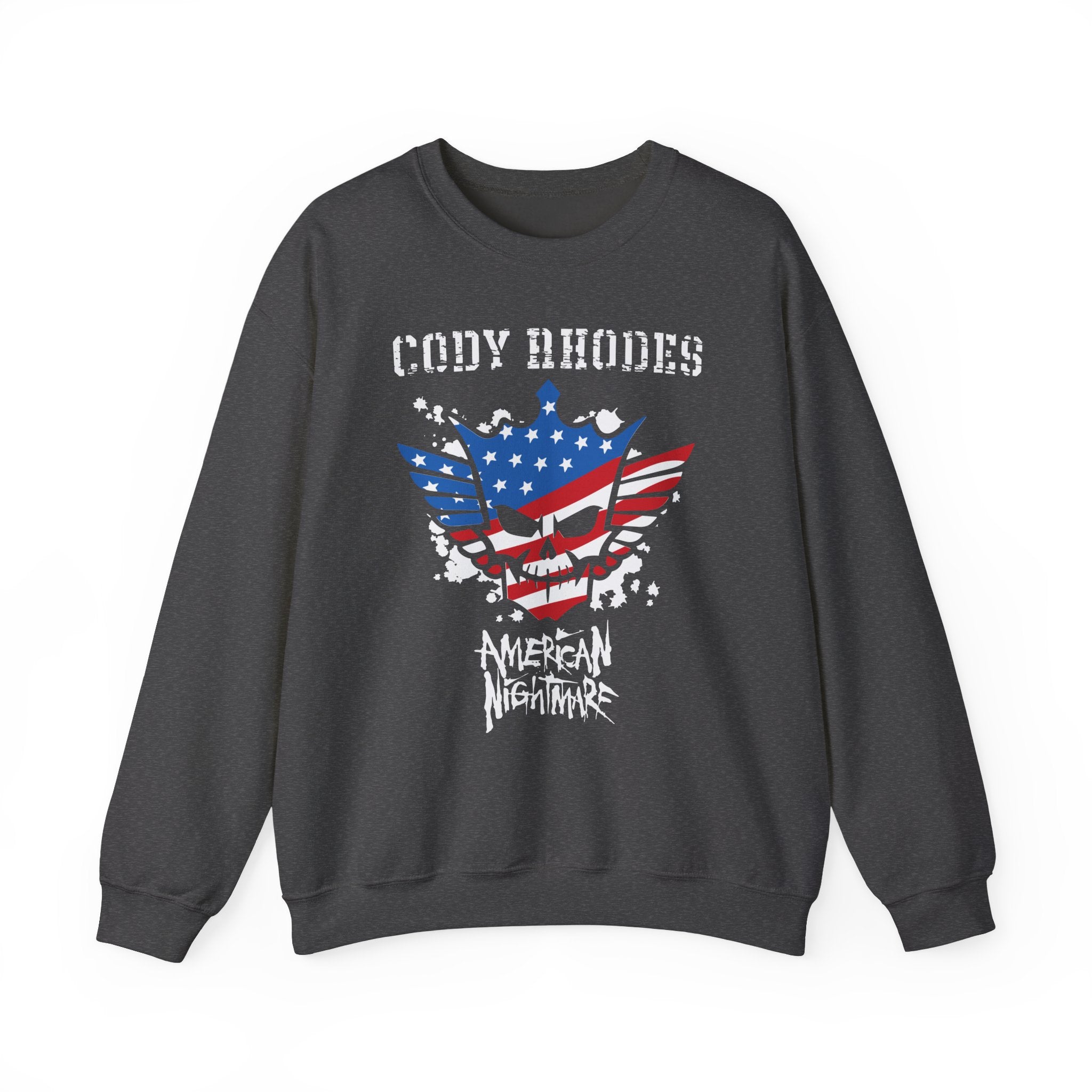 Cody Rhodes American Nightmare, Wrestling Fan Unisex Sweatshirt - Gift for Him or Her, Casual Outwear, Graphic Design, Heavy Blend Sweatshirt