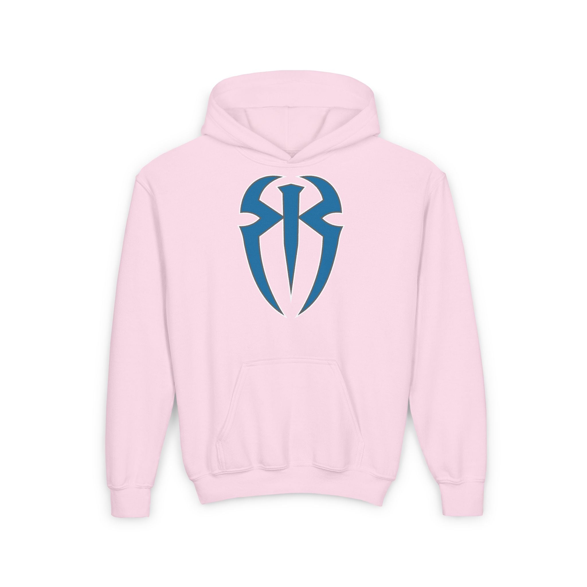 Roman Reigns All Blue Shirt Design, Sports Fan Kids Hoodies - Youth Heavy Blend Hooded Sweatshirt, Unisex, Gift for Her-Him, Casual Outwear