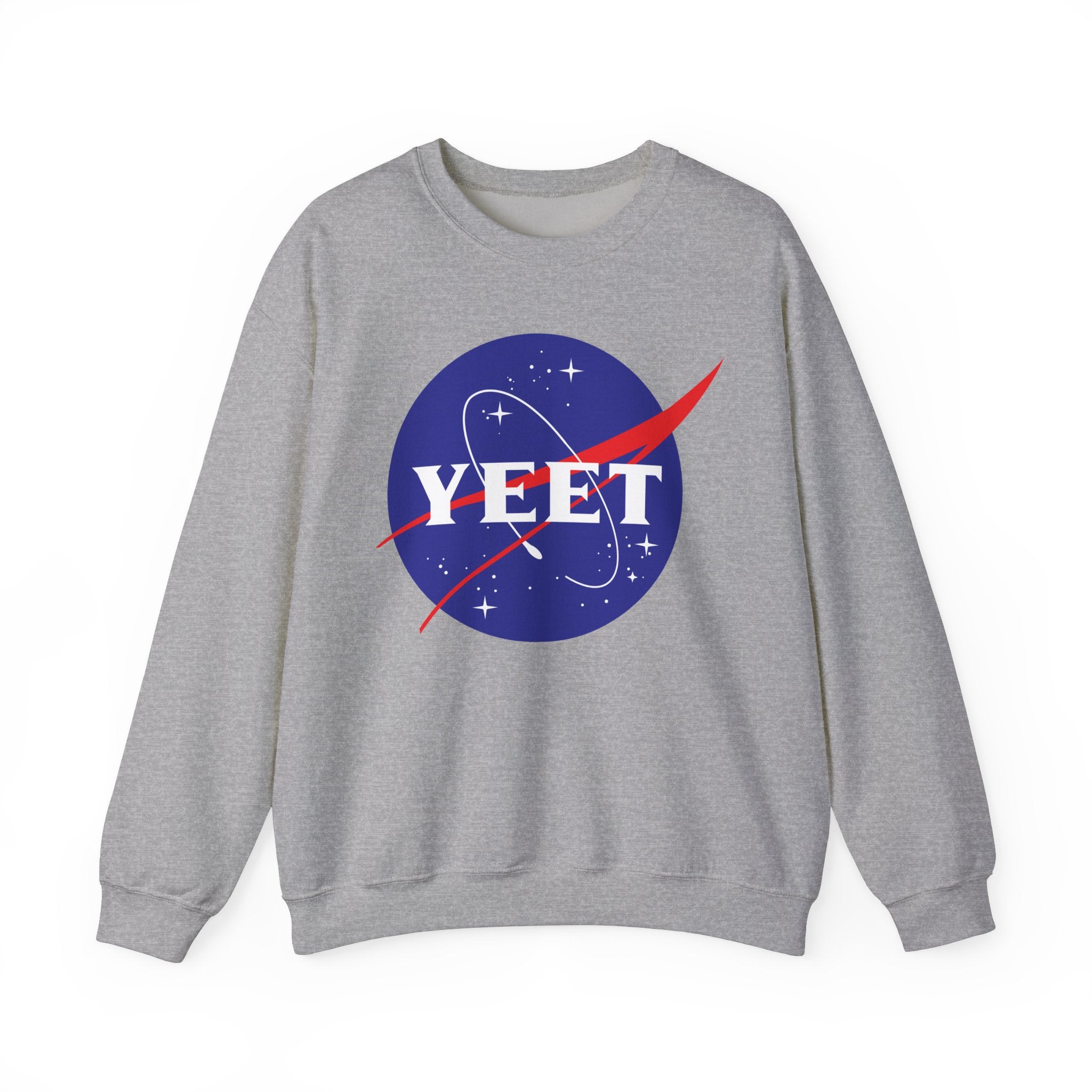Yeet Nasa Sweatshirt Design, Sports Sweatshirt, Wrestling Fan Unisex Sweatshirt - Gift for Him or Her, Casual Outwear, Heavy Blend Crewneck Sweatshirt