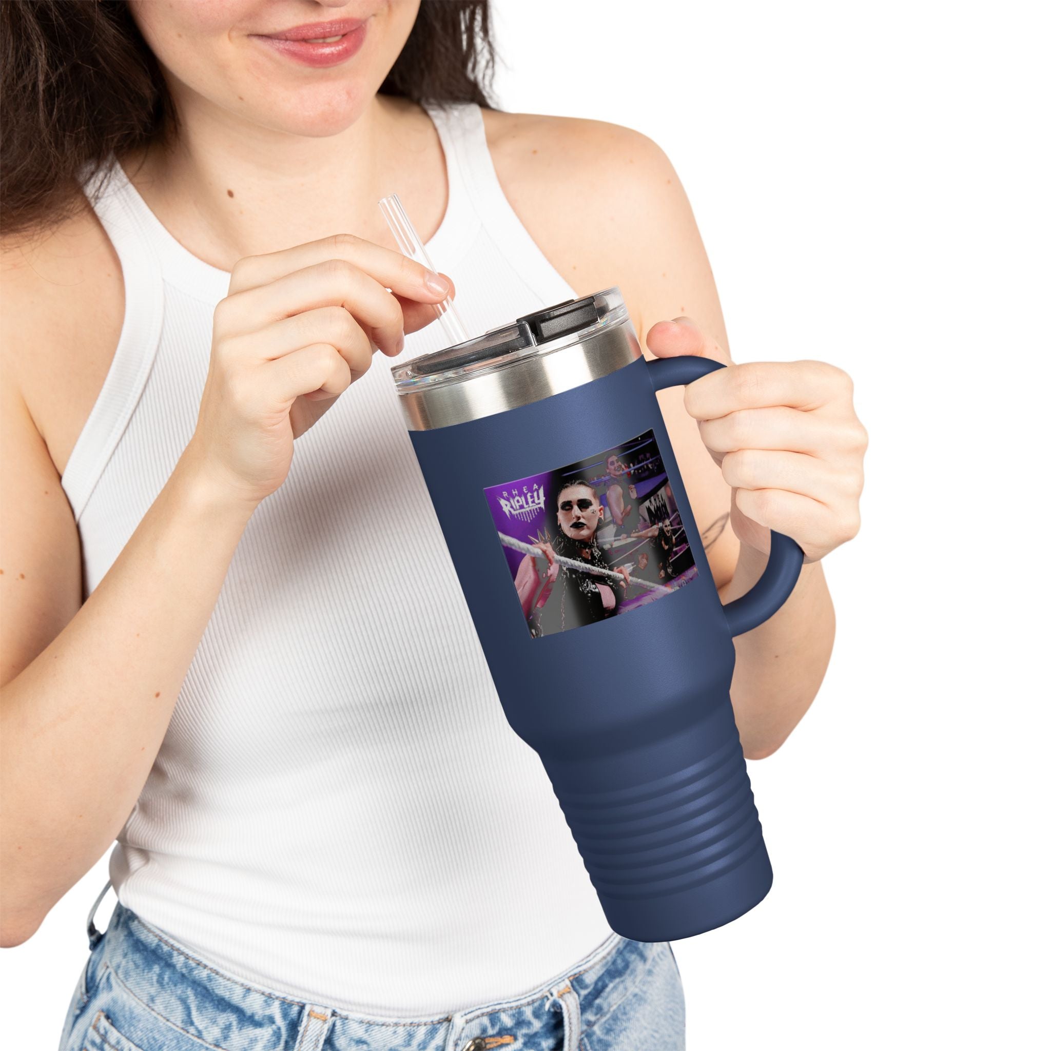 Best of Rhea Ripley, Insulated Travel Mug, Gift for Her Gift for Him - 40oz, Gift for Her, Gift for Him