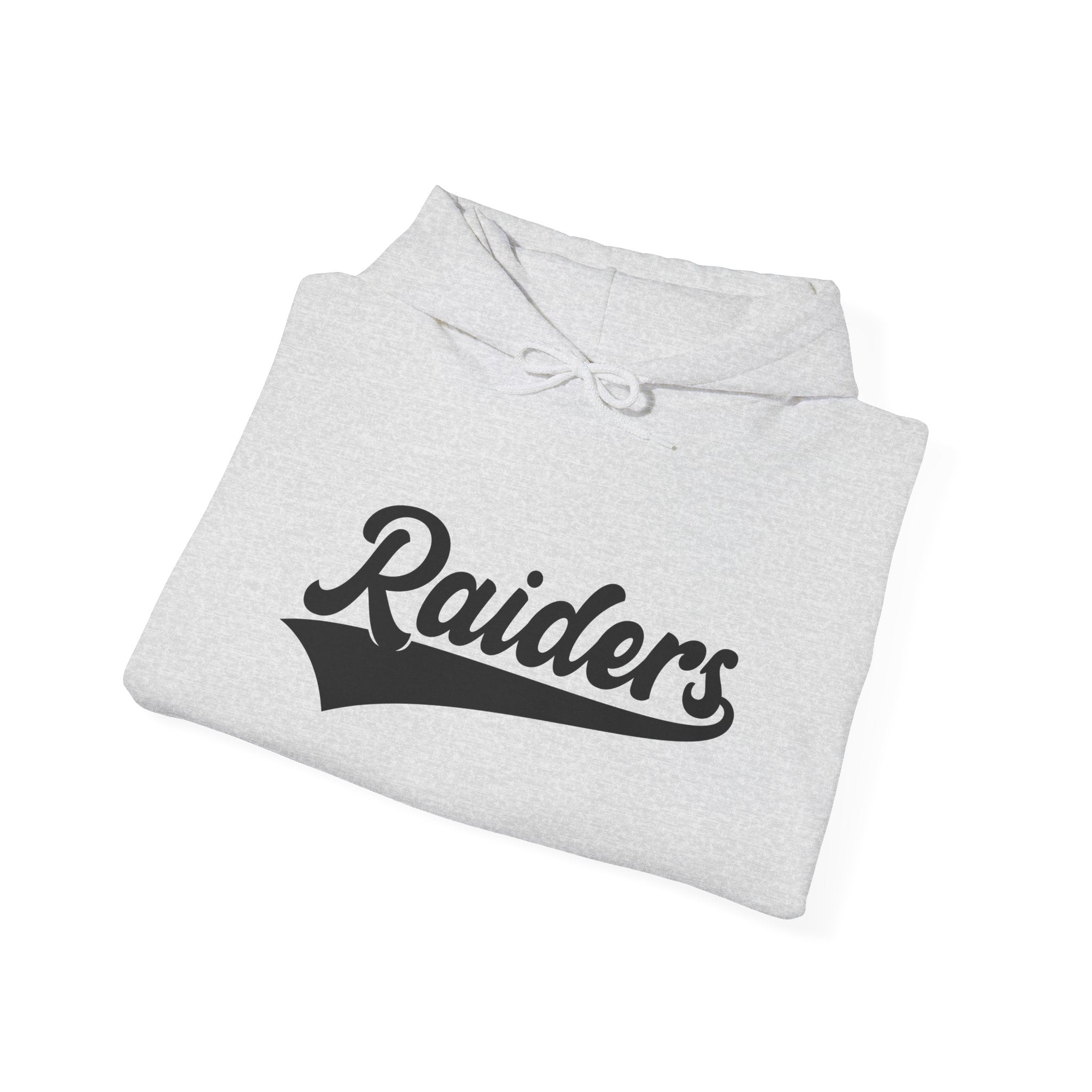 Pure Black Raiders Hoodie - Legendary Fanwear, Football Raiders Hoodie, Bold and Dominant, Ultimate Game-Day Gear, Football