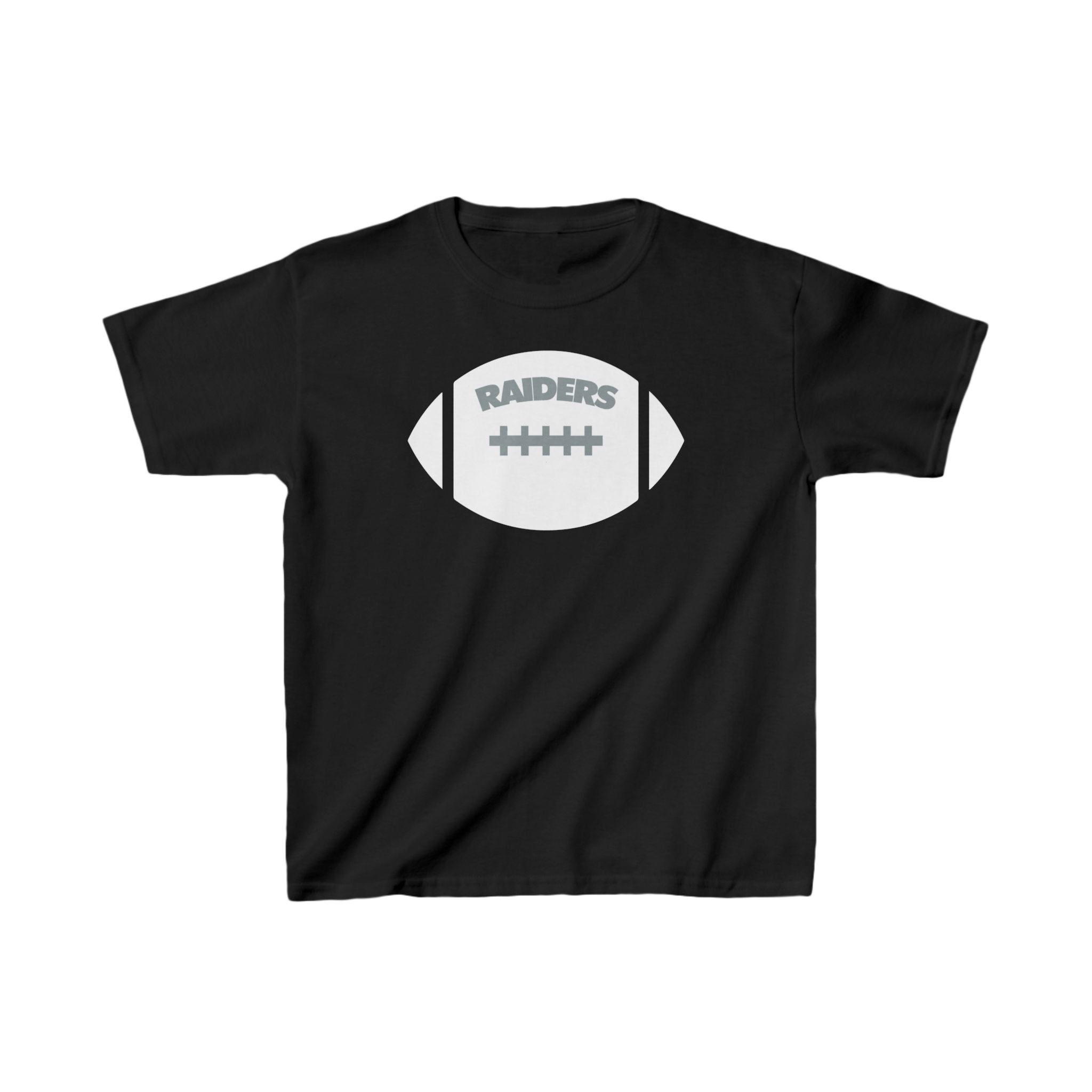 Football Raiders Icon Shirt for Kids, Gift Fan Sports Shirt, Boys Girls Children Shirt Clothing, Youth Team Game Day Shirt