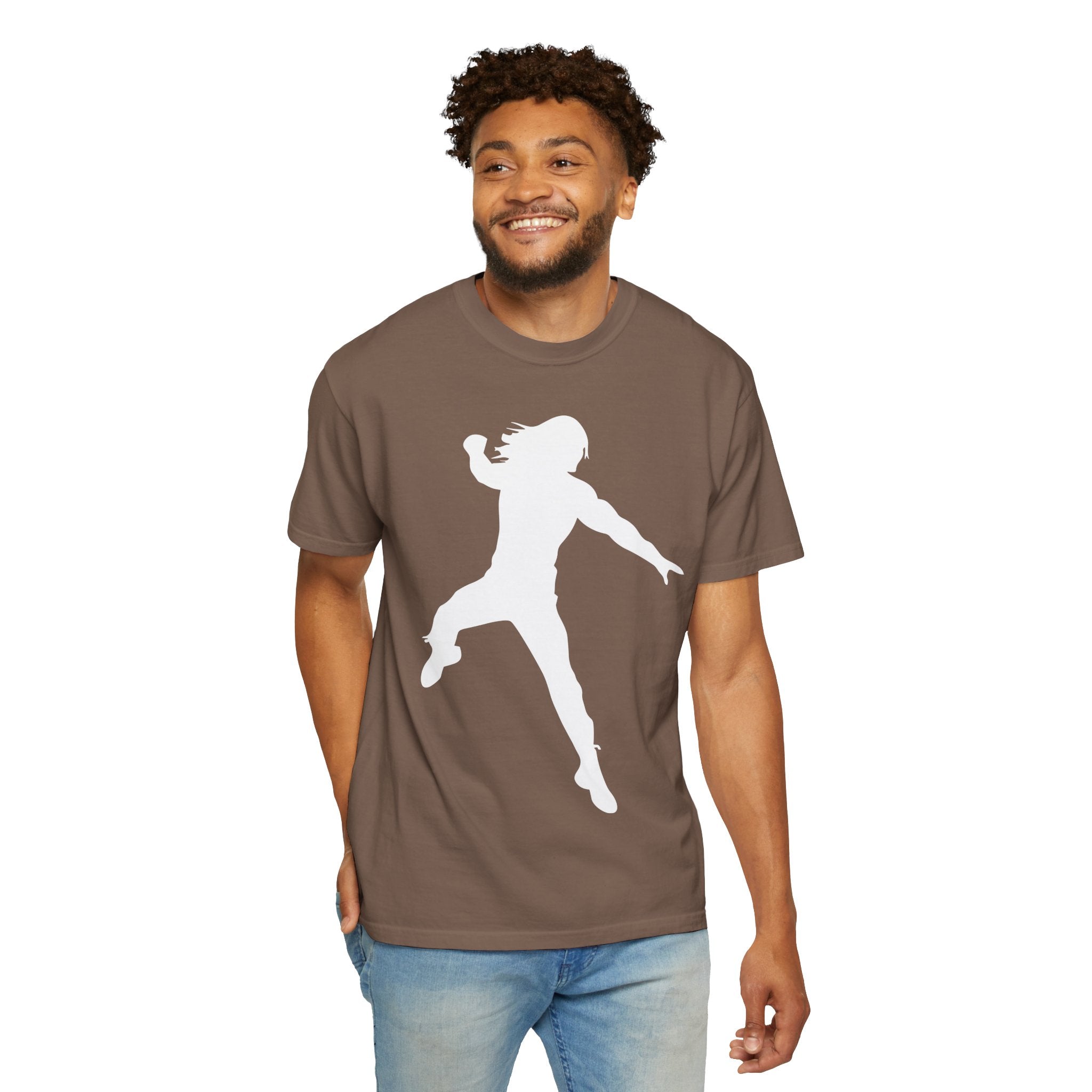 Jump Roman Reigns White Fan Shirt, Sports Fan T-shirt, Unisex Shirt, Gift for Her-Him, Casual Outwear Shirt, Graphic Shirt