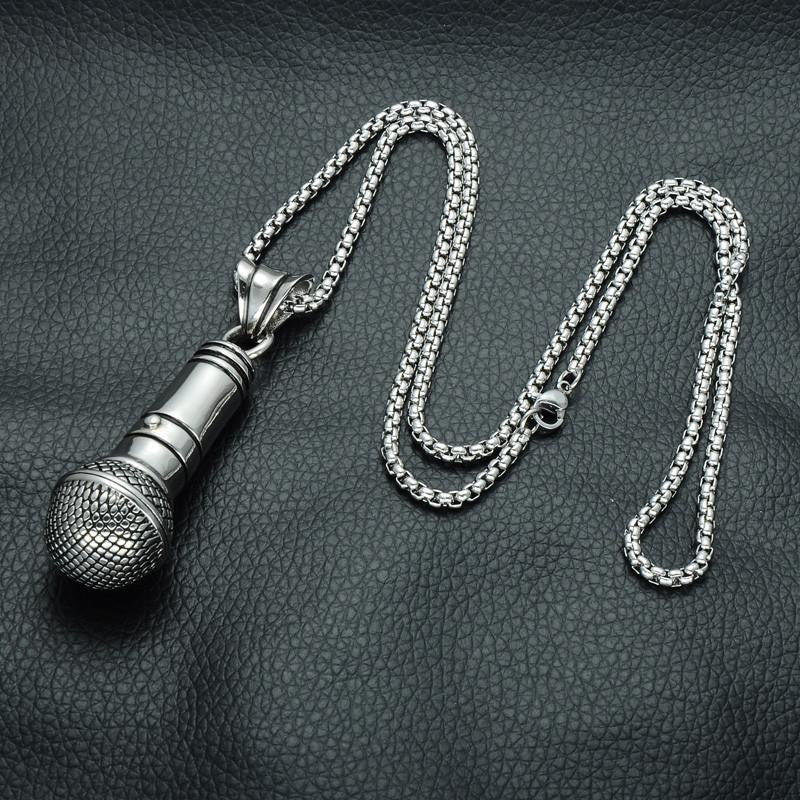 SING YOUR INNER TRUTHS BIG MIC NECKLACE