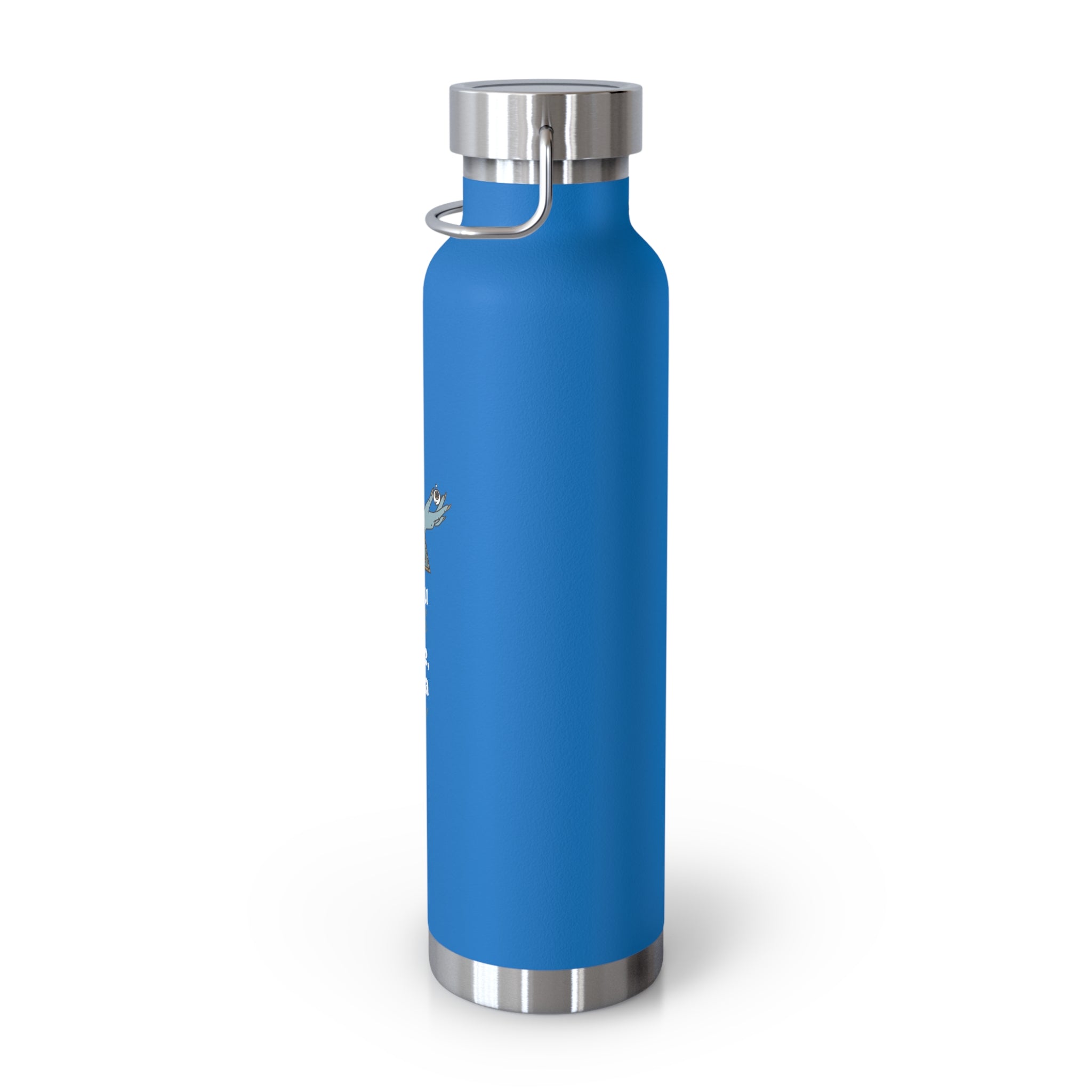 "If You Look at Me Take A Sip" Copper Water Bottle, Inspirational Quote, Gift Tumbler, 22oz, Motivational Drinkware, Stainless Steel Thermos