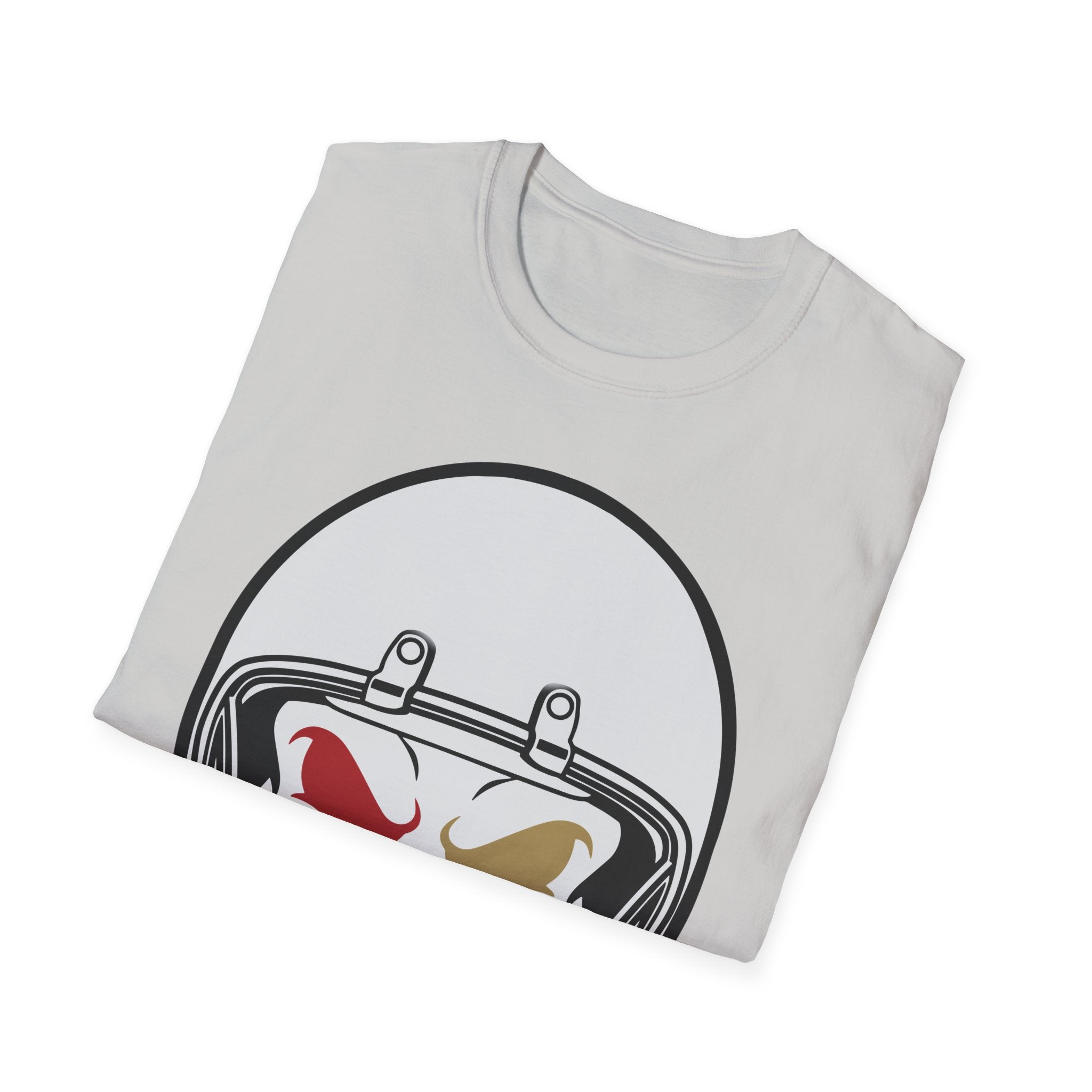 SF Football Skull Helmet T-Shirt - Unique Fan Apparel, Football Team Tee, Game Day Shirt, Sporty Top, Men's Women's Clothing
