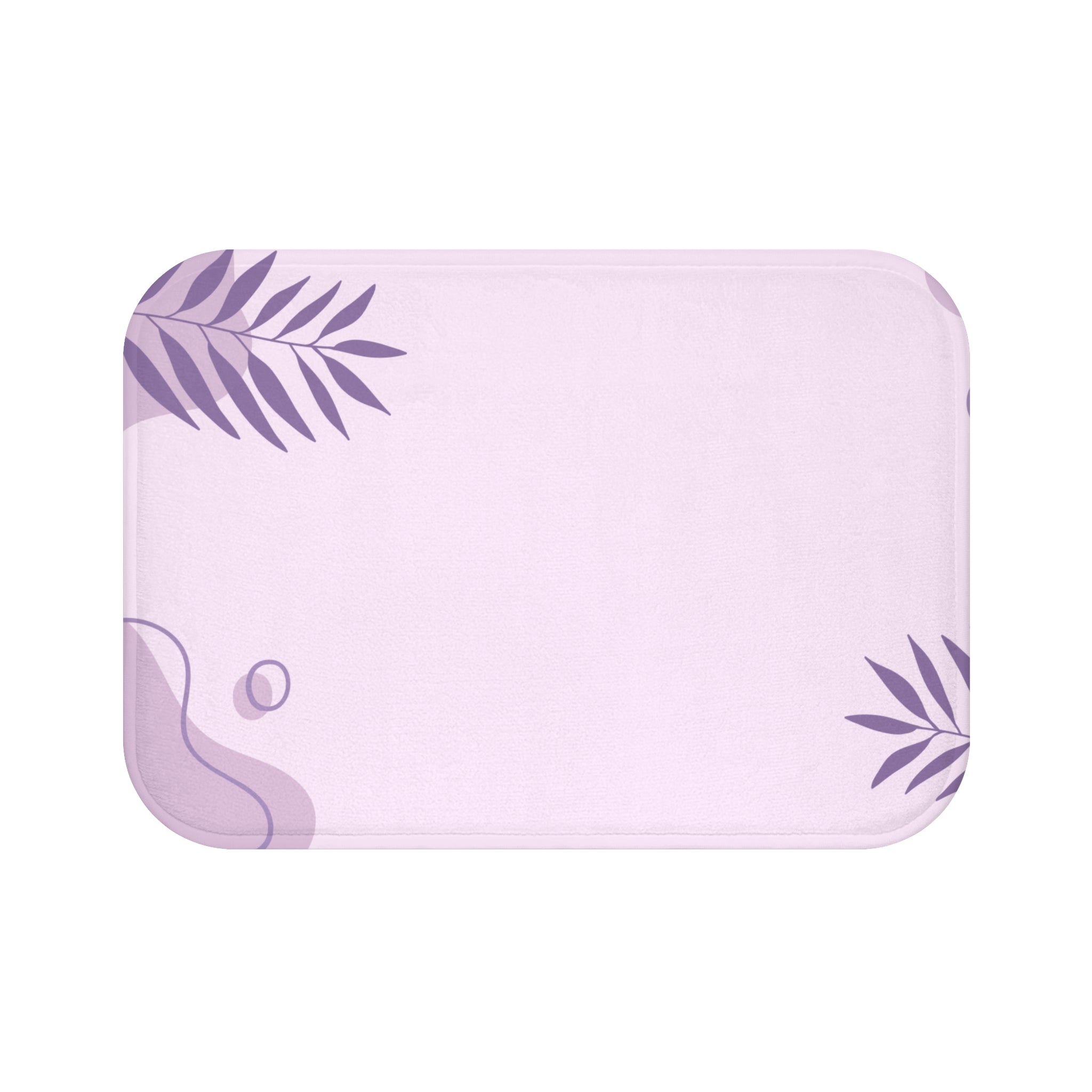 Purple Violet Memory Foam Microfiber Bath Mat - Extra Soft Non-Slip Plush Rug, Machine Washable, Bathroom Floor, Tub & Shower