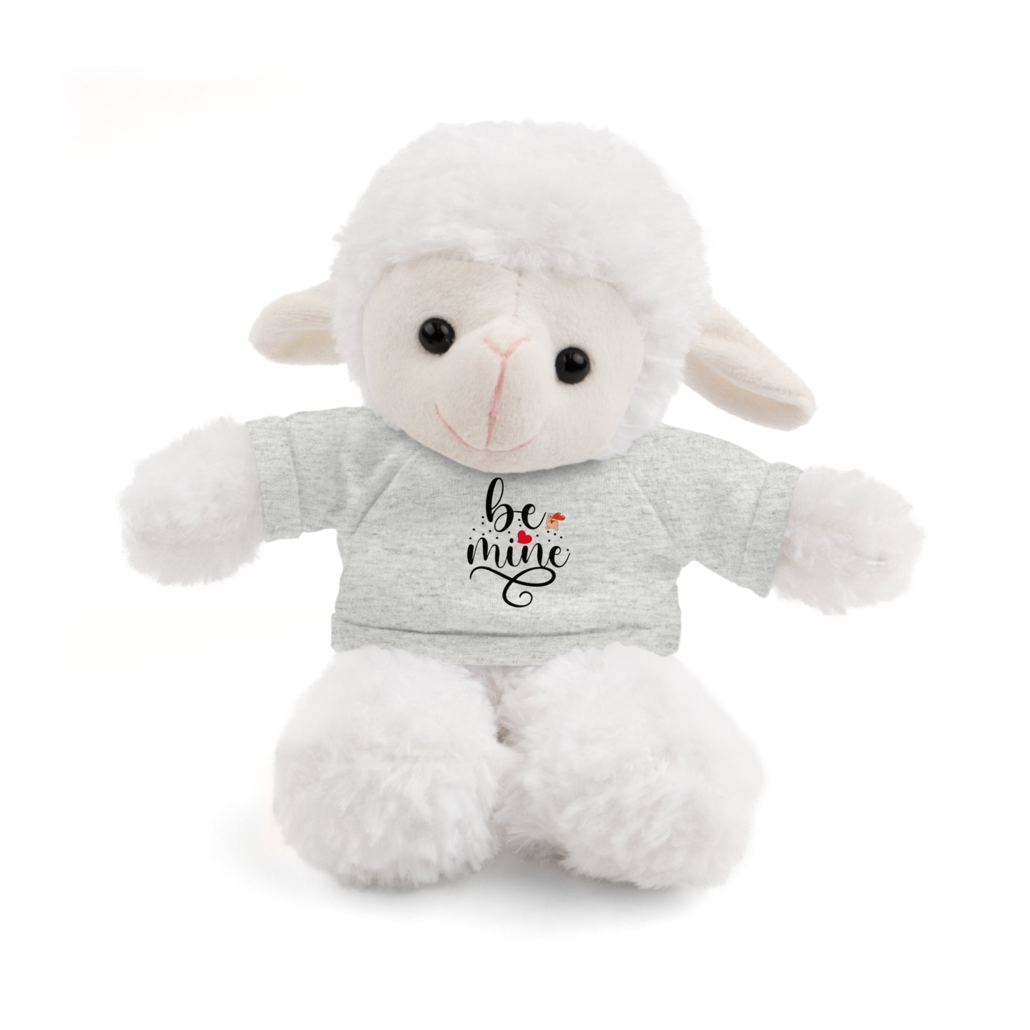 Lovely Panda Plushy, Be Mine, Stuffed Animals Shirt Printed, Suitable for Soft Valentine's Day Gift for Her, Him