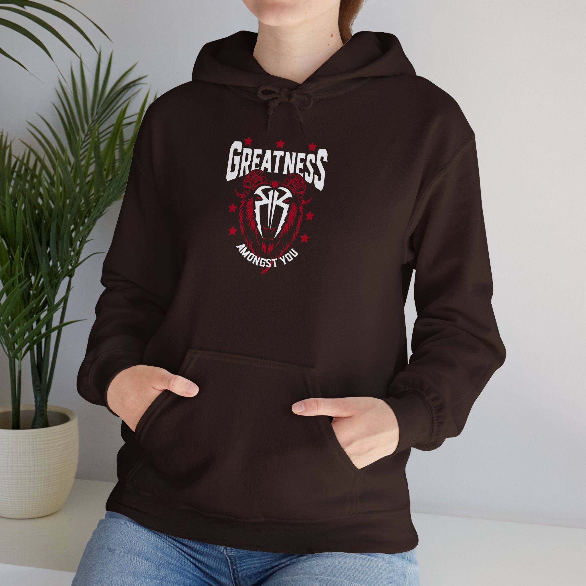 Greatness Amongst You, Royal Reigns Hoodies, Pro Wrestling Apparel, Heavy Blend Hoodie, Sports Fan Gift, Graphic Pullover