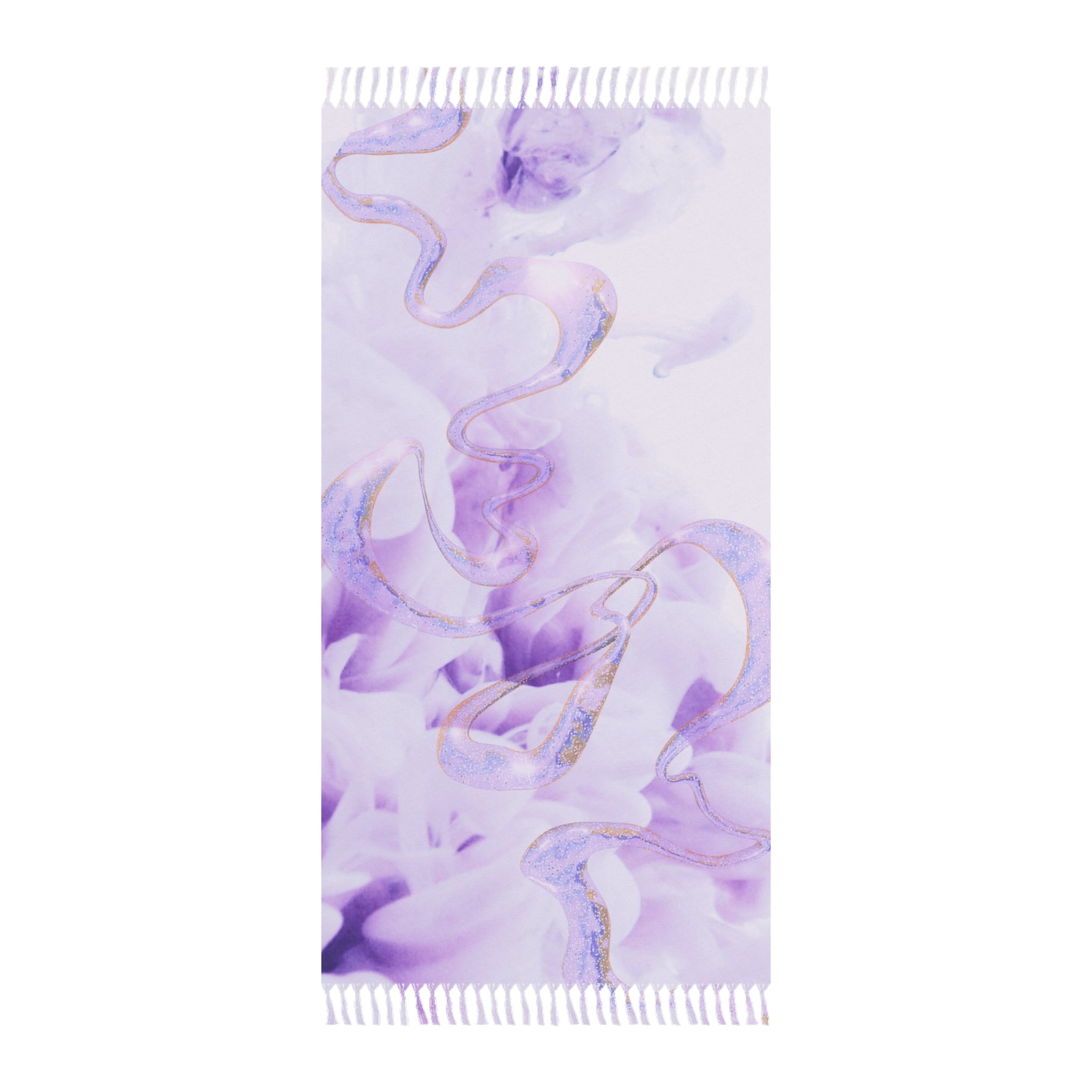 Colorful Illustrative Tropical Flowers Boho Beach Cloth, Stylish Gift for Her, Trendy Sarong, Summer Wrap, Beach Cover-Up, Bohemian Scarf