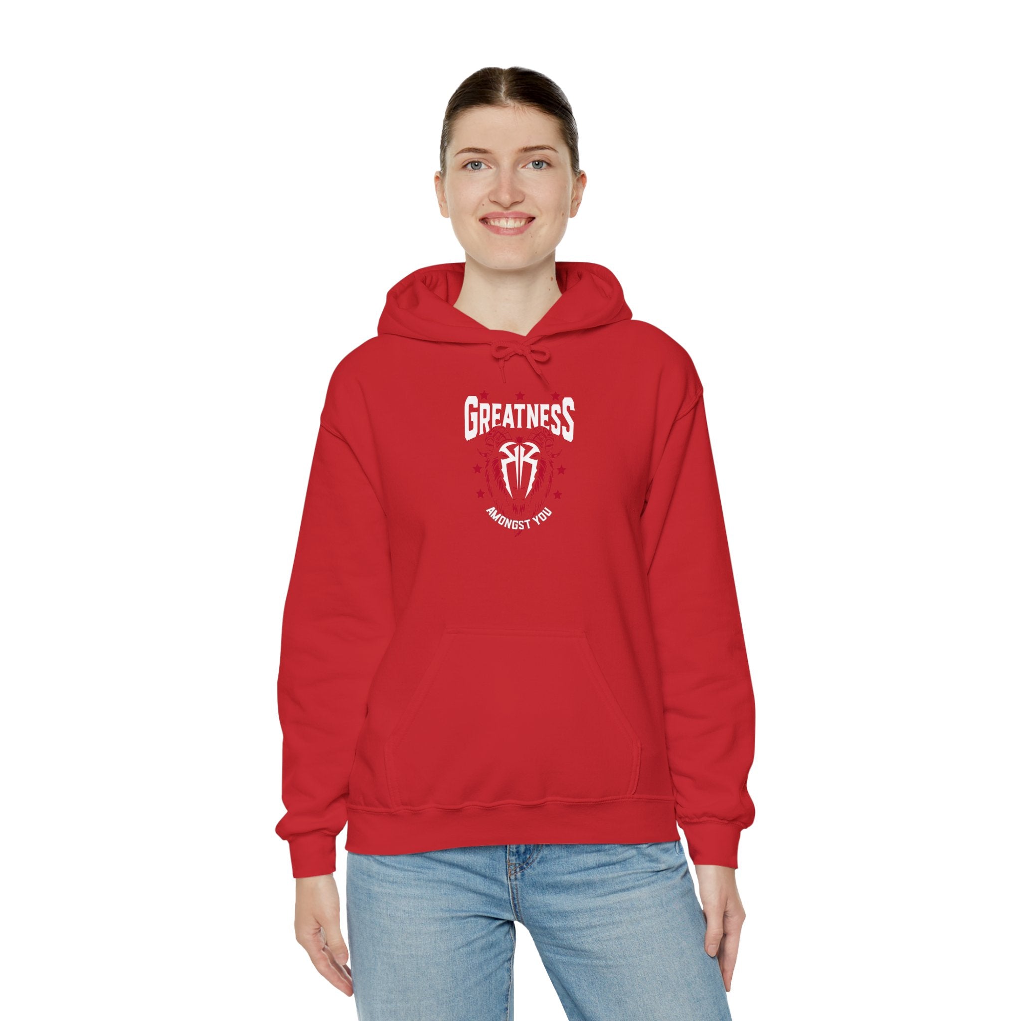 Greatness Amongst You, Royal Reigns Hoodies, Pro Wrestling Apparel, Heavy Blend Hoodie, Sports Fan Gift, Graphic Pullover