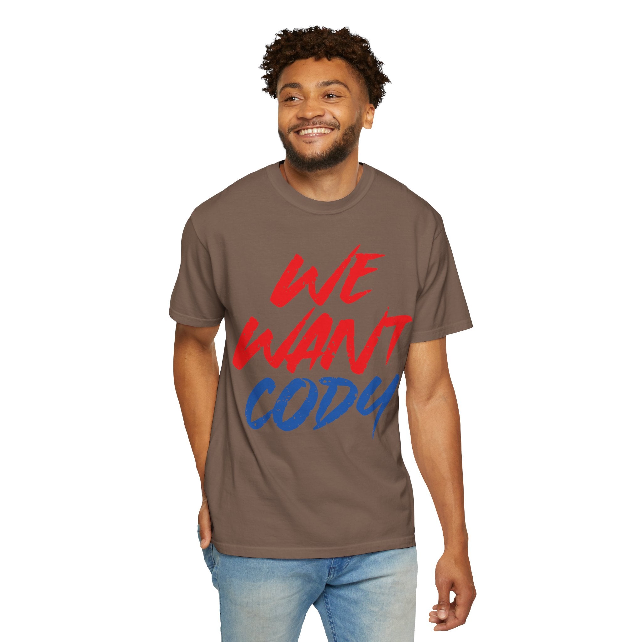 We Want Cody Graphic Design Cody Rhodes Fan Shirt, Sports Fan T-shirt, Unisex Shirt, Gift for Her-Him, Casual Outwear Shirt