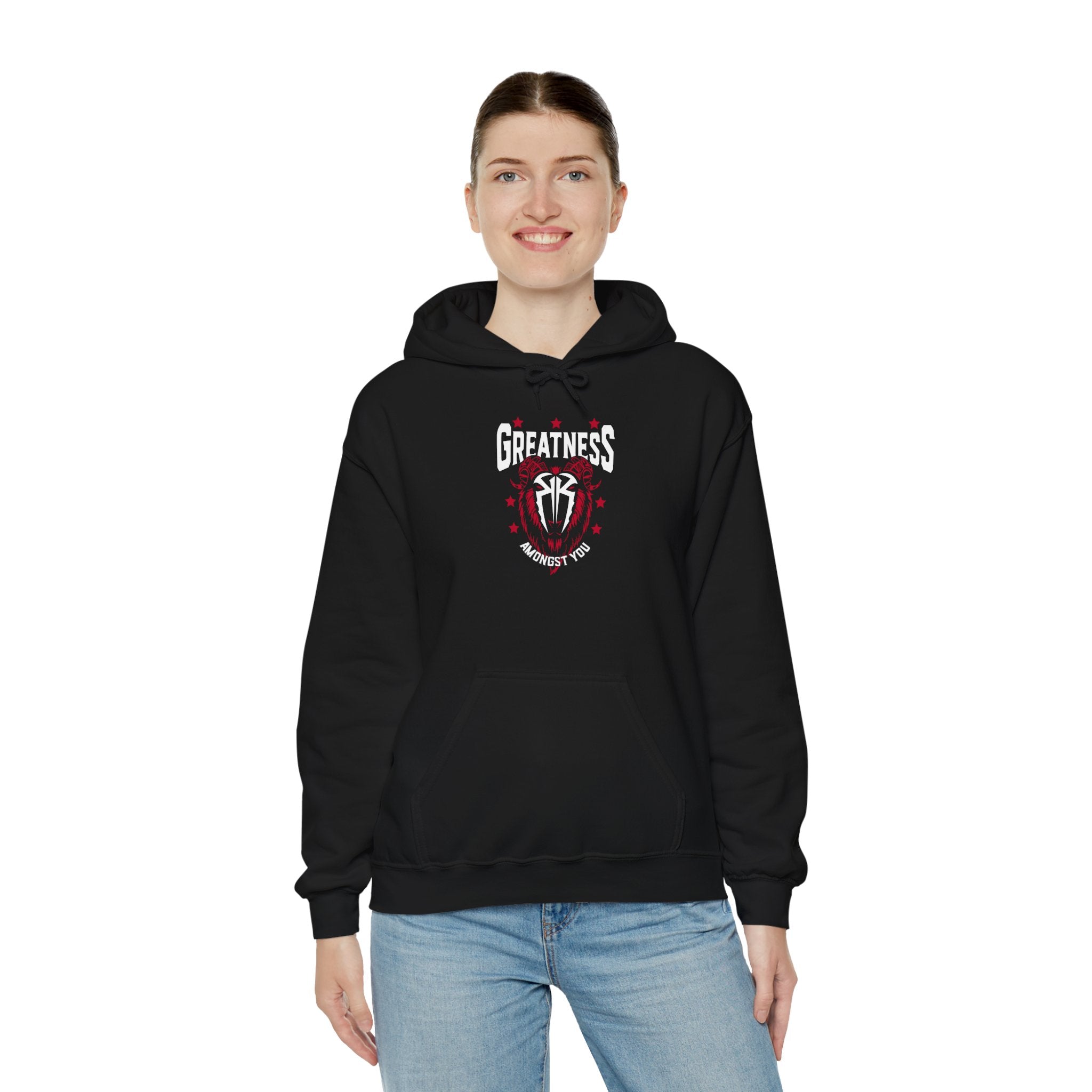 Greatness Amongst You, Royal Reigns Hoodies, Pro Wrestling Apparel, Heavy Blend Hoodie, Sports Fan Gift, Graphic Pullover