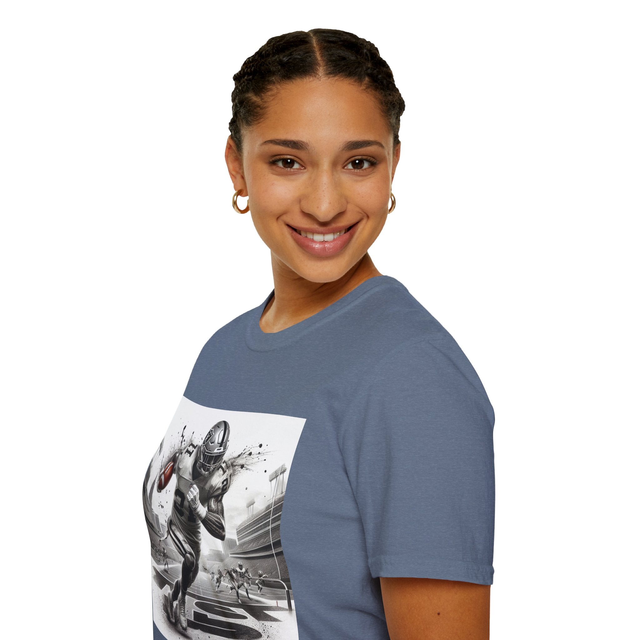 Silver Storm Raiders Shirt , Raiders Fan Football Shirt, Unisex Shirt, Football Fan Tee, Trendy Shirt, Casual Summer Shirt