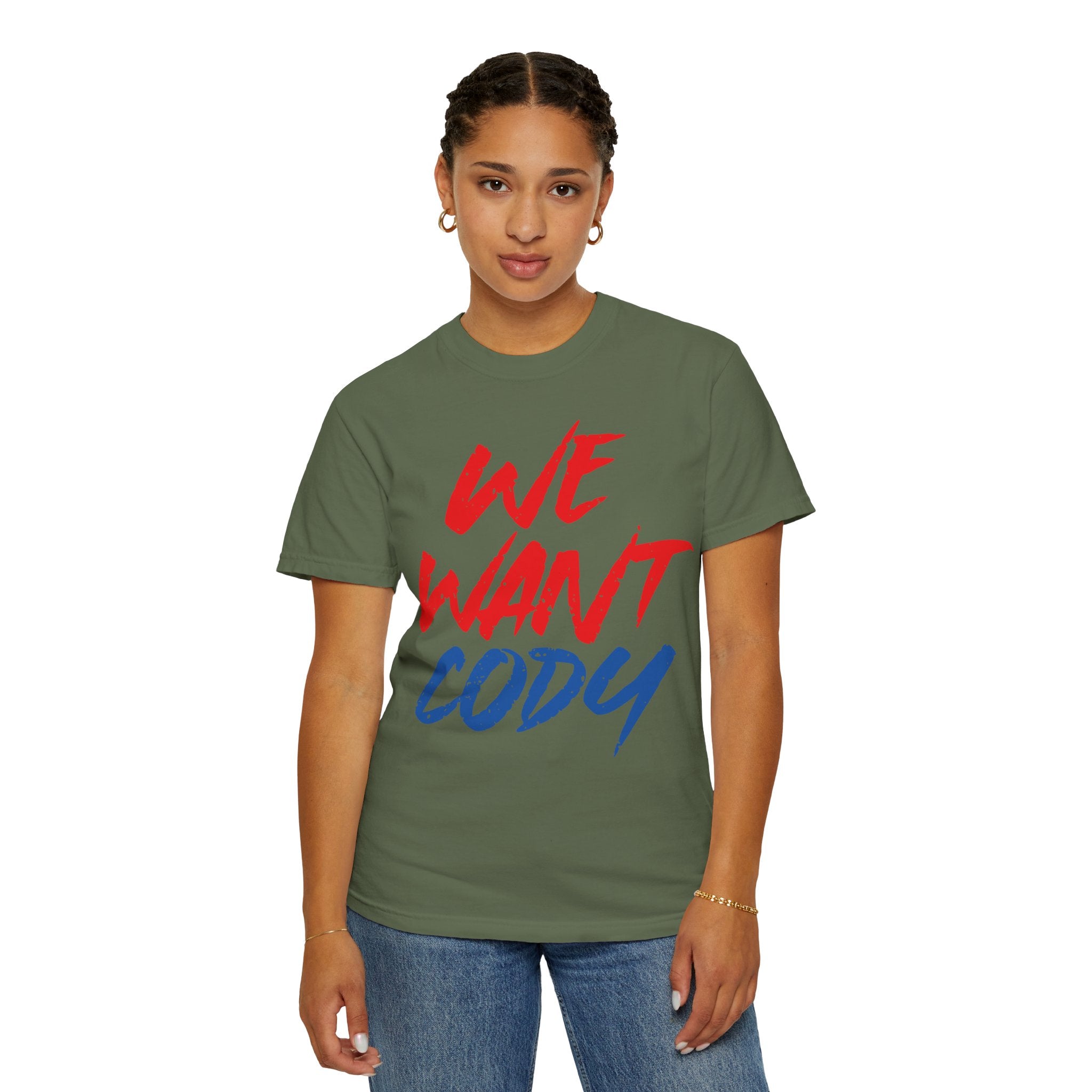 We Want Cody Graphic Design Cody Rhodes Fan Shirt, Sports Fan T-shirt, Unisex Shirt, Gift for Her-Him, Casual Outwear Shirt