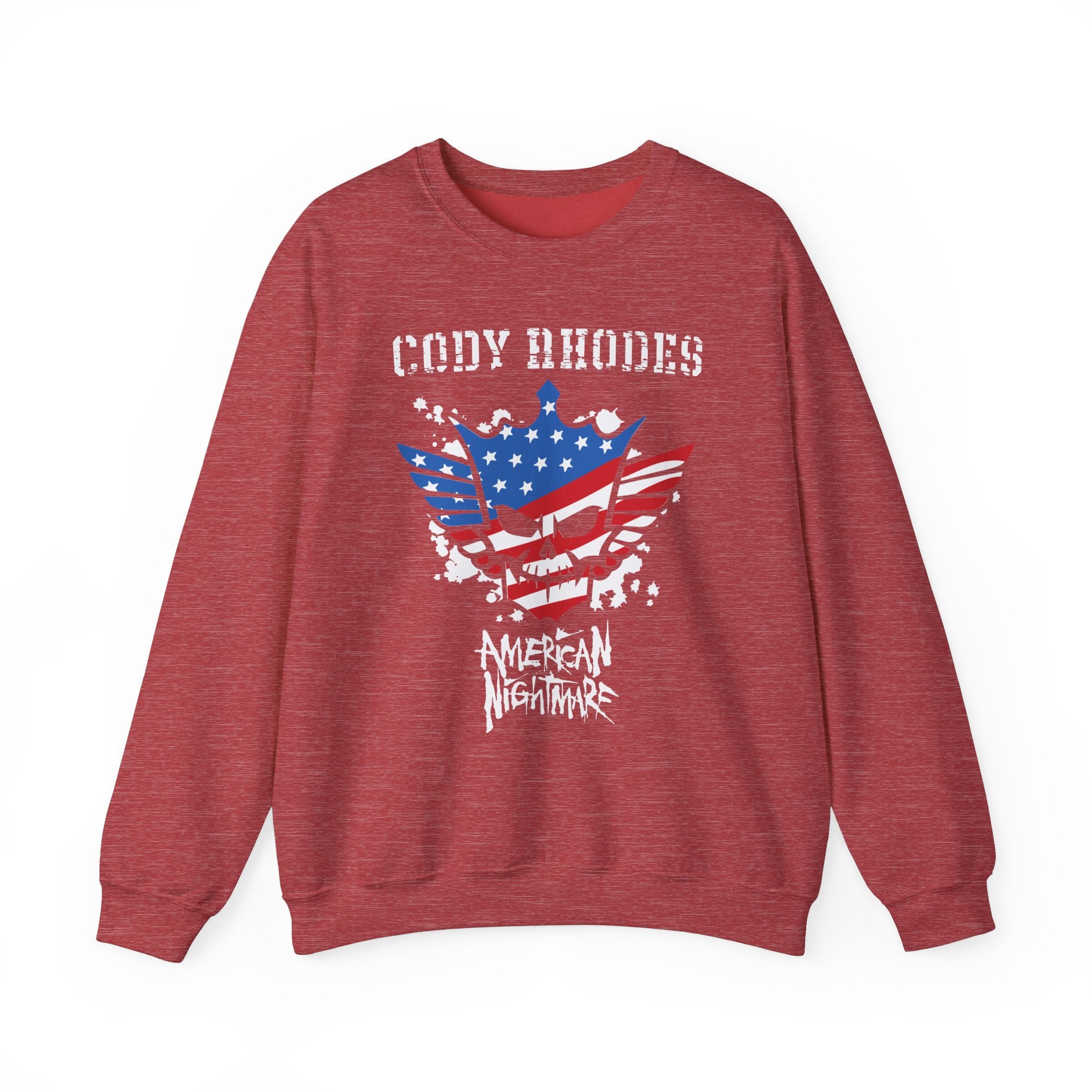 Cody Rhodes American Nightmare, Wrestling Fan Unisex Sweatshirt - Gift for Him or Her, Casual Outwear, Graphic Design, Heavy Blend Sweatshirt