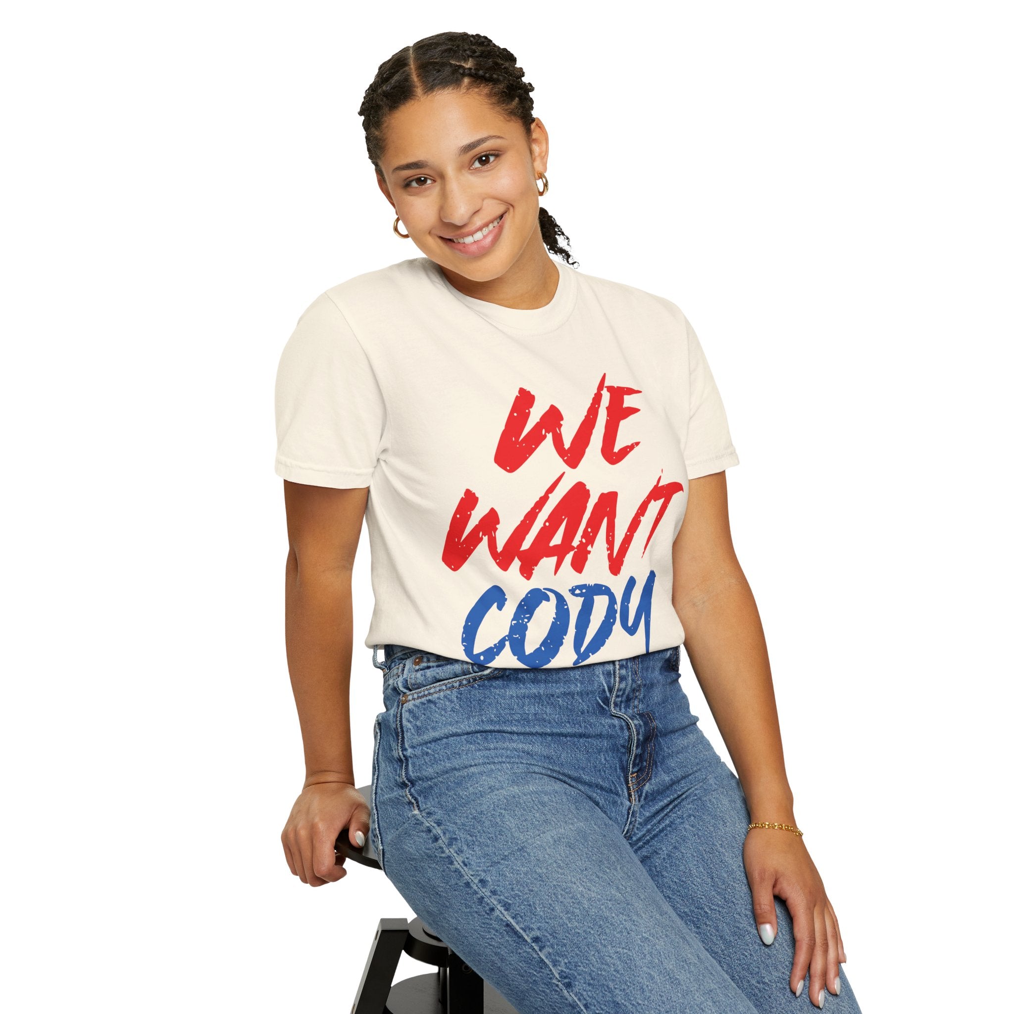 We Want Cody Graphic Design Cody Rhodes Fan Shirt, Sports Fan T-shirt, Unisex Shirt, Gift for Her-Him, Casual Outwear Shirt