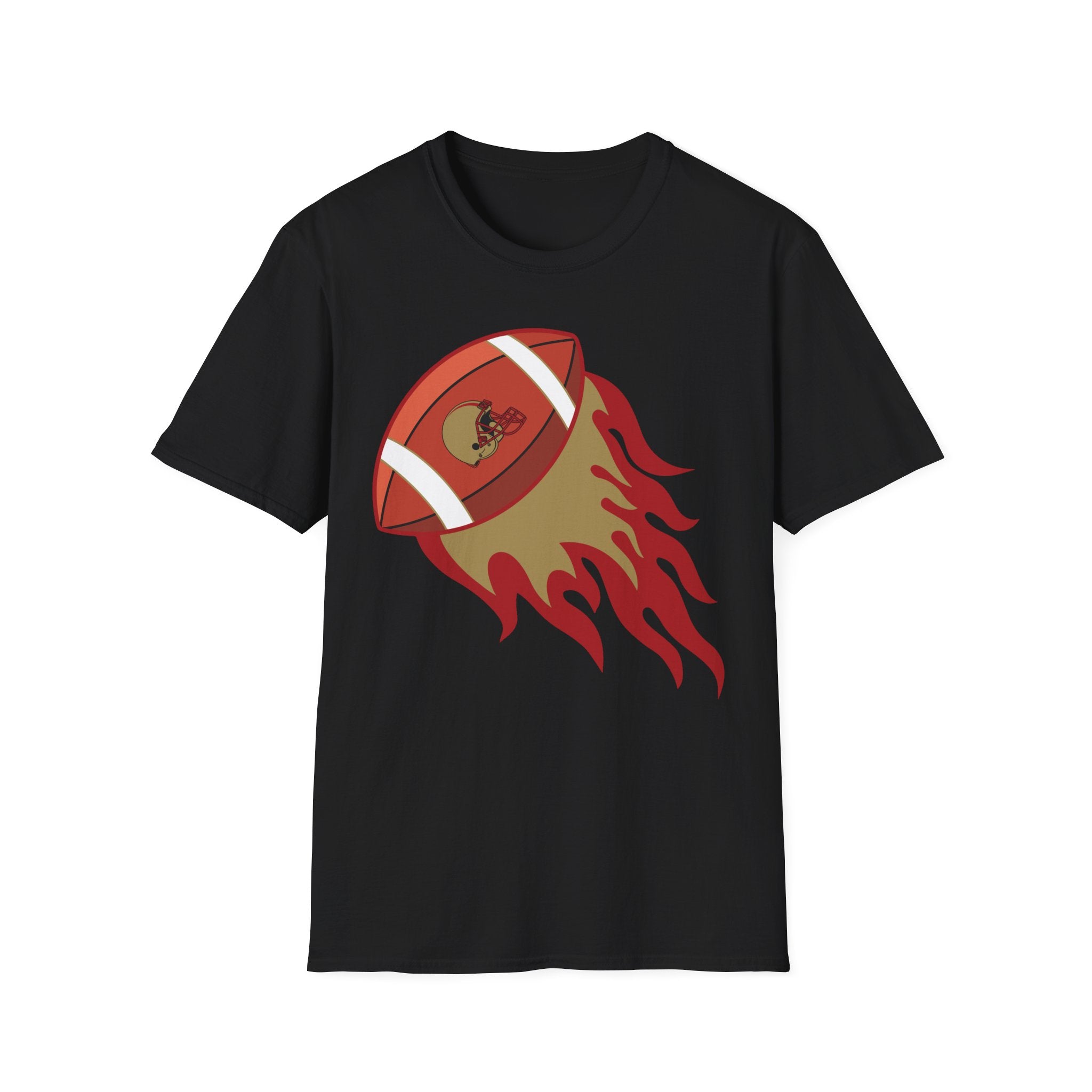 SF Football on Flare , San Francisco Shirt, Unique Fan Apparel, Football Team Game Day Shirt, Sporty Men's Women's Clothing