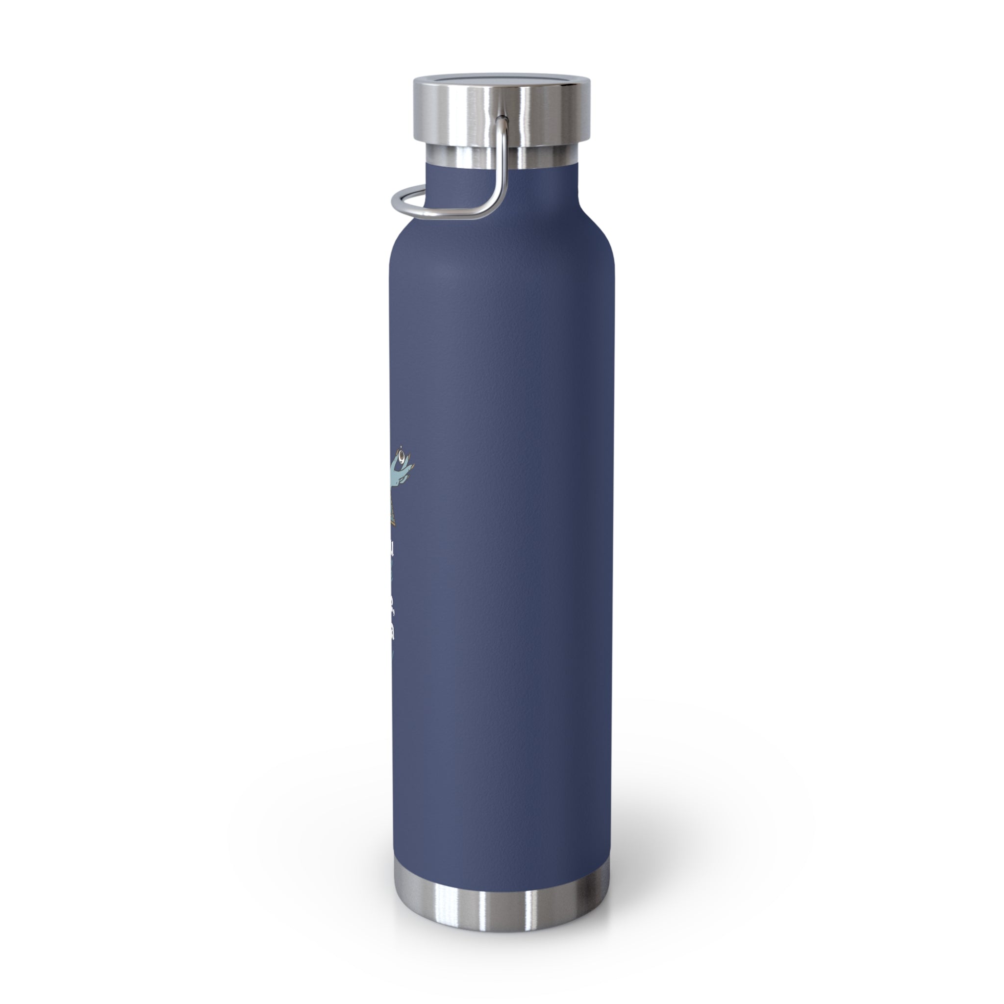"If You Look at Me Take A Sip" Copper Water Bottle, Inspirational Quote, Gift Tumbler, 22oz, Motivational Drinkware, Stainless Steel Thermos