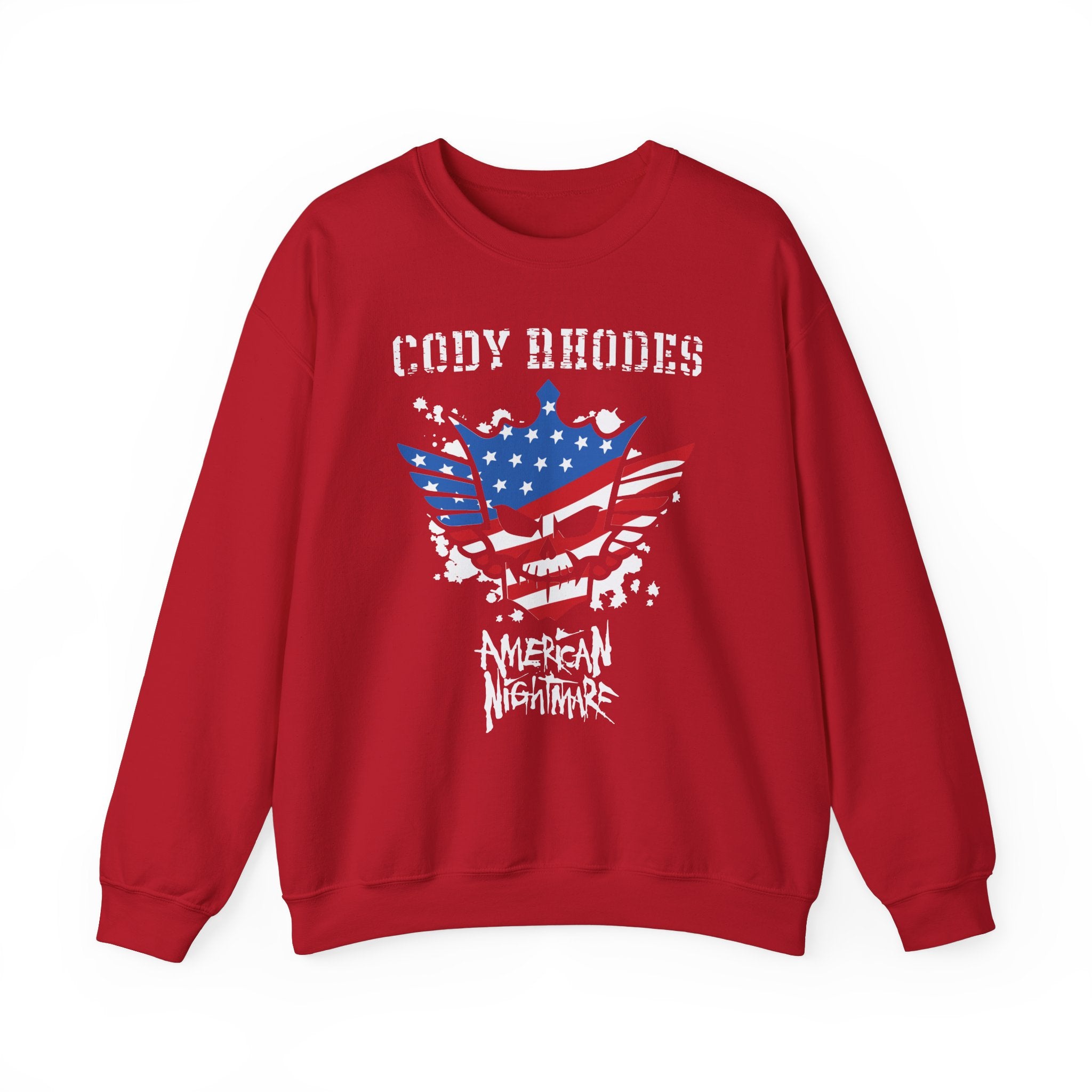 Cody Rhodes American Nightmare, Wrestling Fan Unisex Sweatshirt - Gift for Him or Her, Casual Outwear, Graphic Design, Heavy Blend Sweatshirt