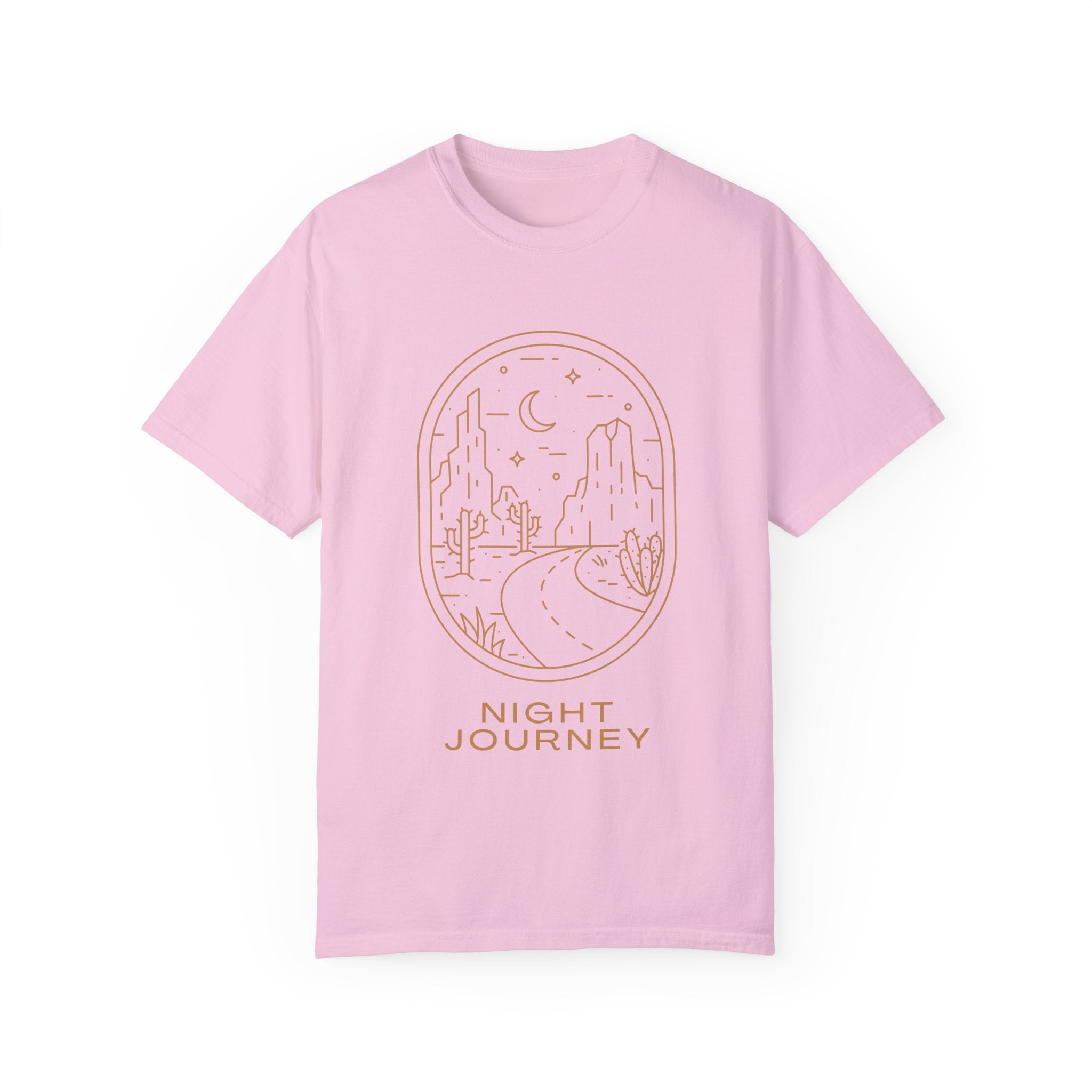 Night Journey, Graphic Design Unisex T-shirt, Casual Cotton Outwear, Gift for Him- Gift for Her, Stylish Tee, Cool Shirt, Trendy Apparel, Comfortable Top,