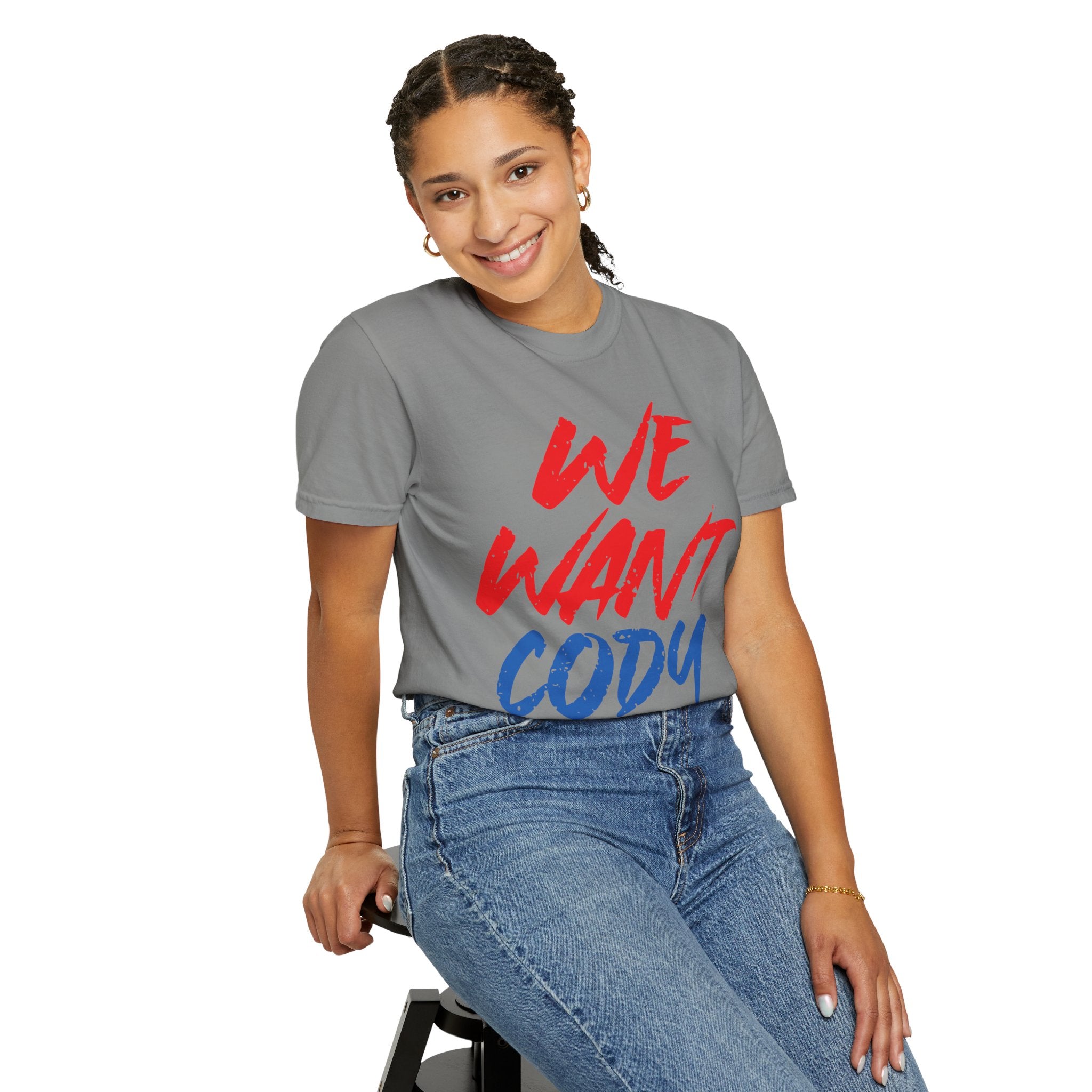 We Want Cody Graphic Design Cody Rhodes Fan Shirt, Sports Fan T-shirt, Unisex Shirt, Gift for Her-Him, Casual Outwear Shirt