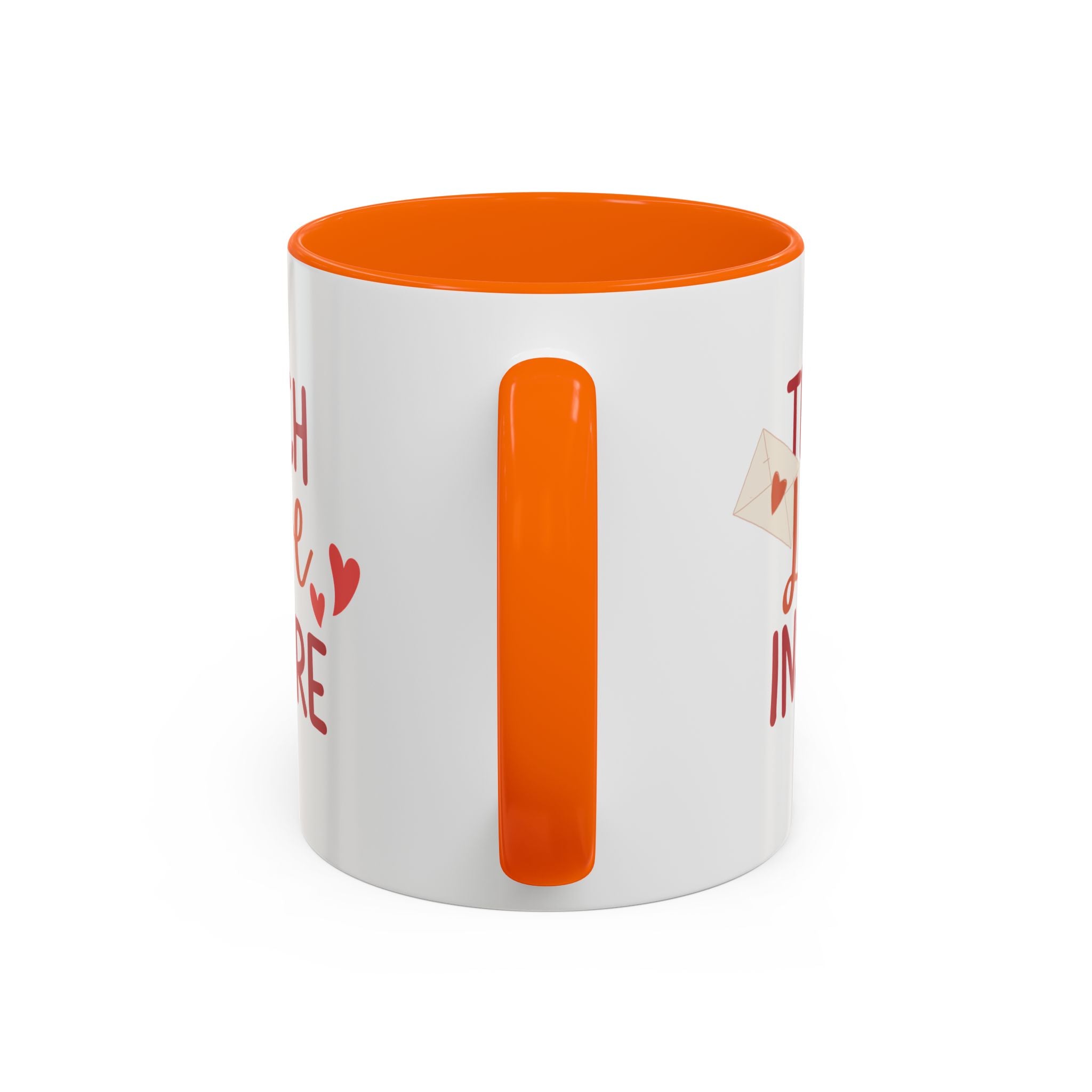 Teach, Love, Inspire Valentine's Design, Holiday Drinkware, Valentines, Christmas Birthday Gifts for Teachers, Coffee Mug for Teacher Valentines Day,
