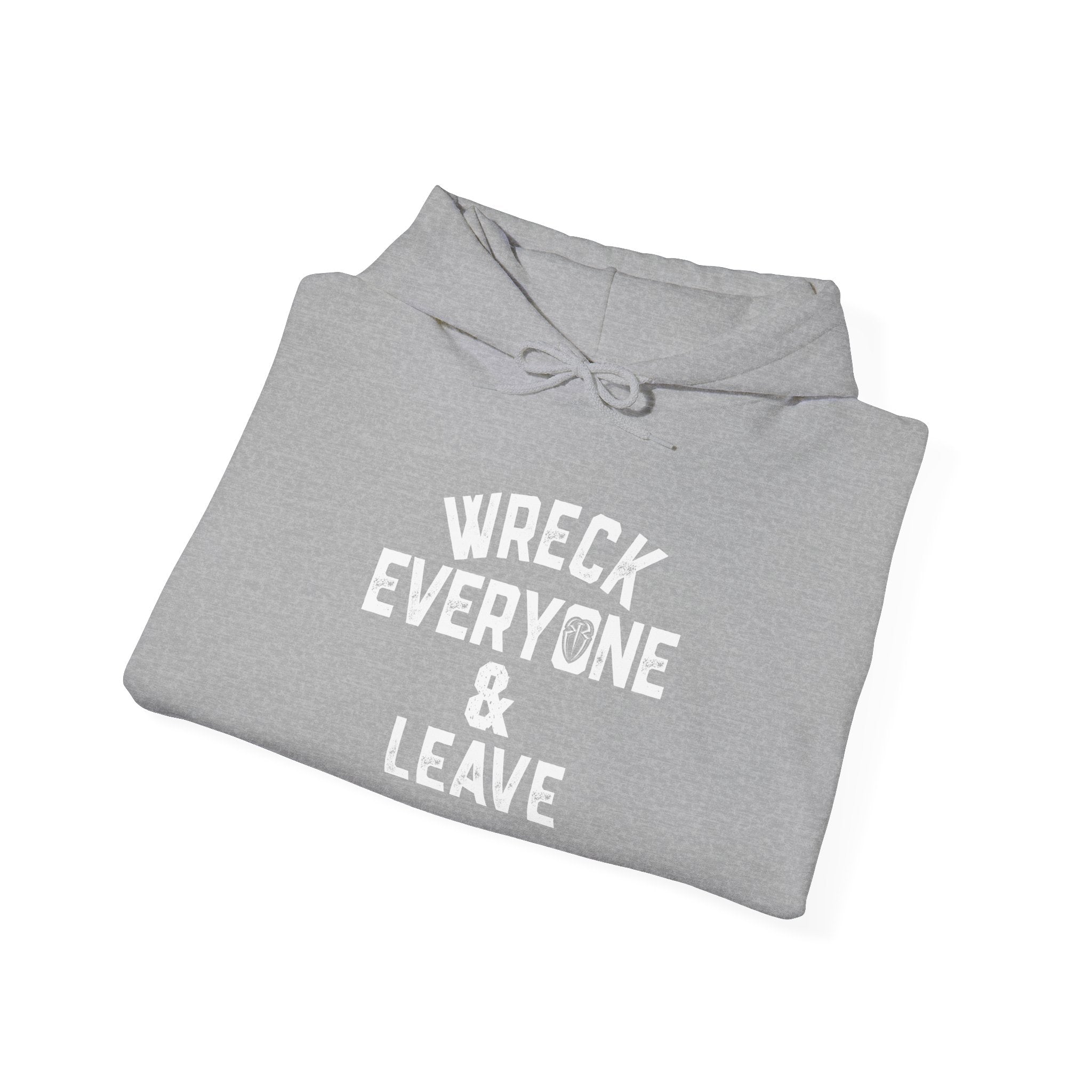 Wreck Everyone and Leave Royal Reigns Hoodies, Pro Wrestling Apparel, Heavy Blend Hoodie, Sports Fan Gift, Graphic Pullover