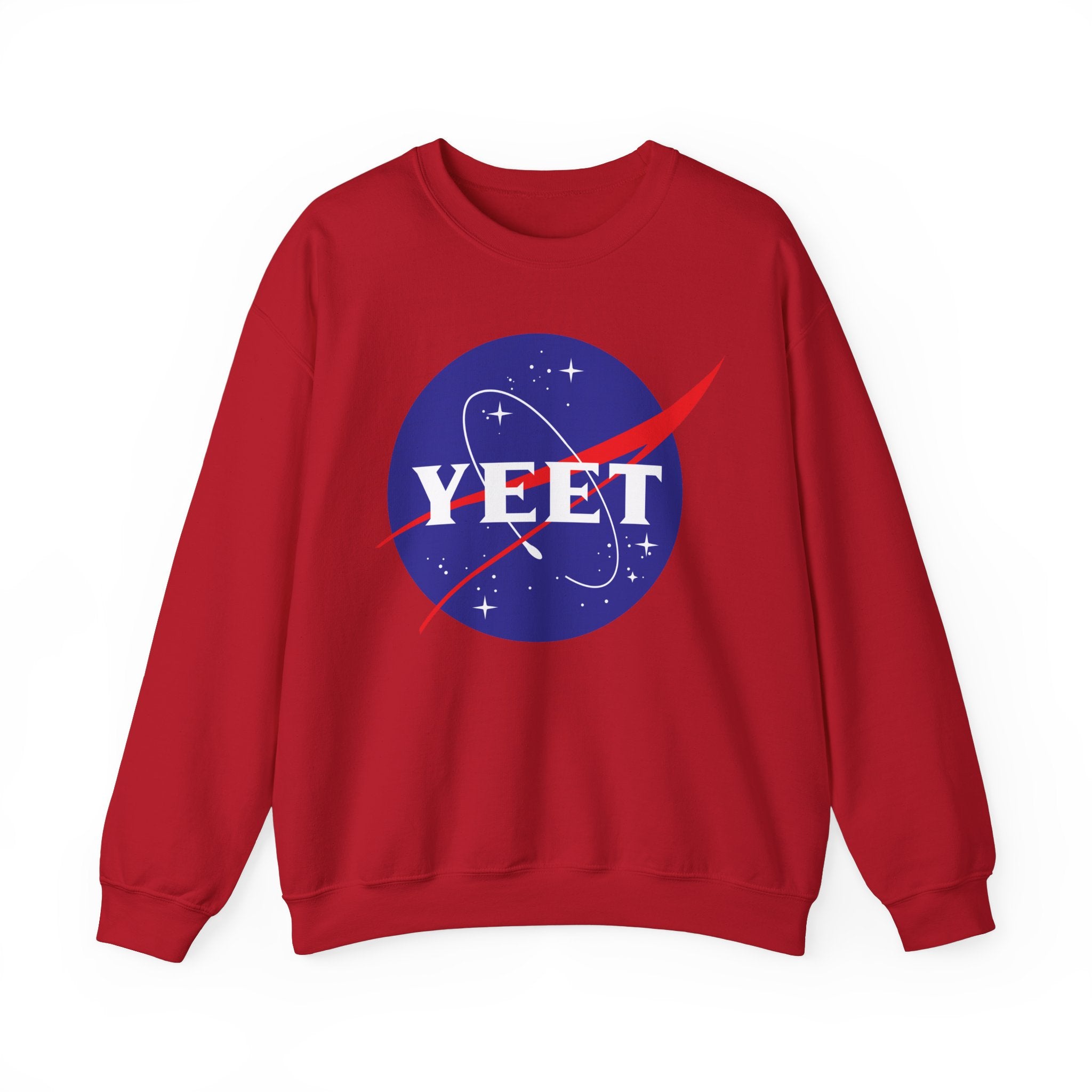 Yeet Nasa Sweatshirt Design, Sports Sweatshirt, Wrestling Fan Unisex Sweatshirt - Gift for Him or Her, Casual Outwear, Heavy Blend Crewneck Sweatshirt