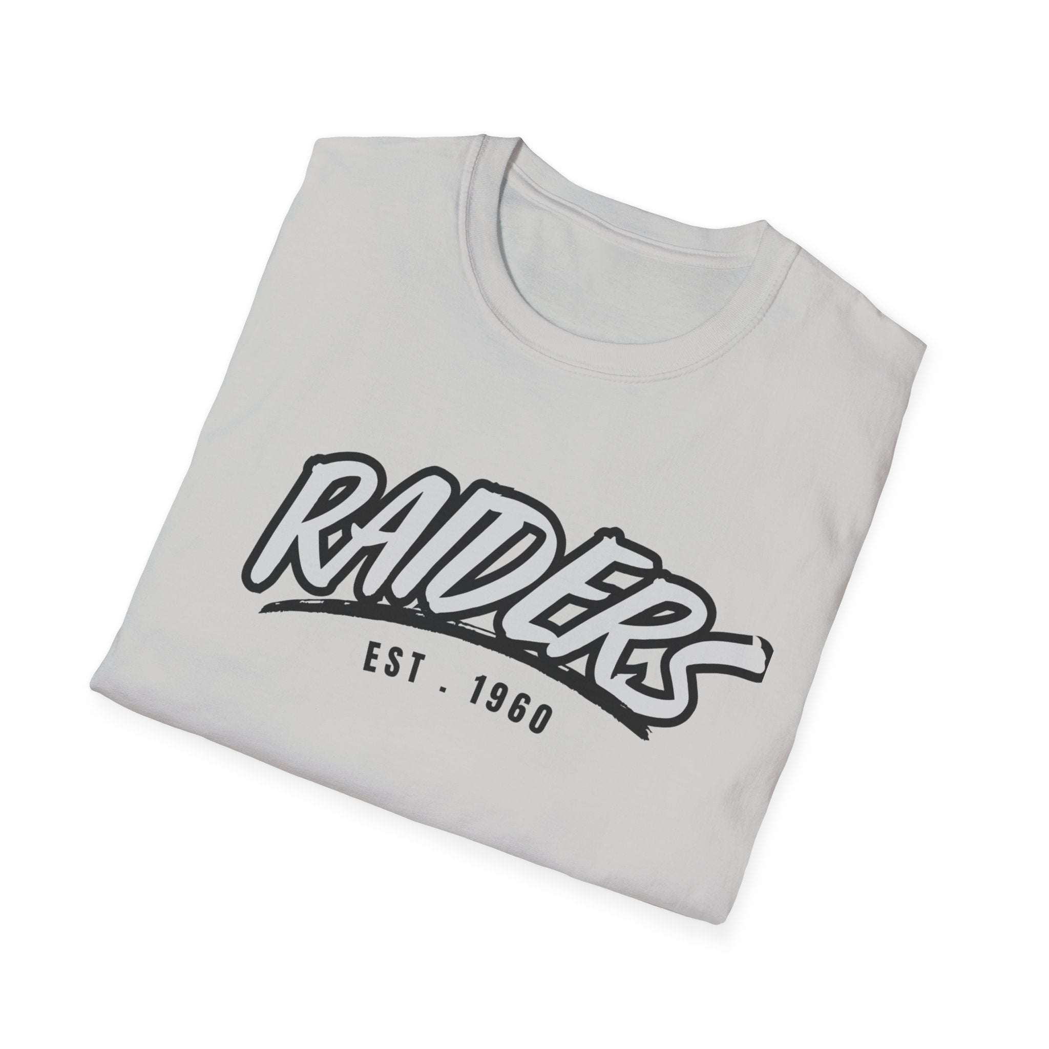 Football Shirt Unisex Softstyle T-Shirt, Football Fan Tee, Team Raiders Football Gift, Sports Fan Apparel, Game Day Shirt