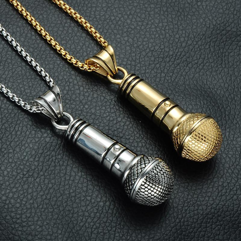 SING YOUR INNER TRUTHS BIG MIC NECKLACE