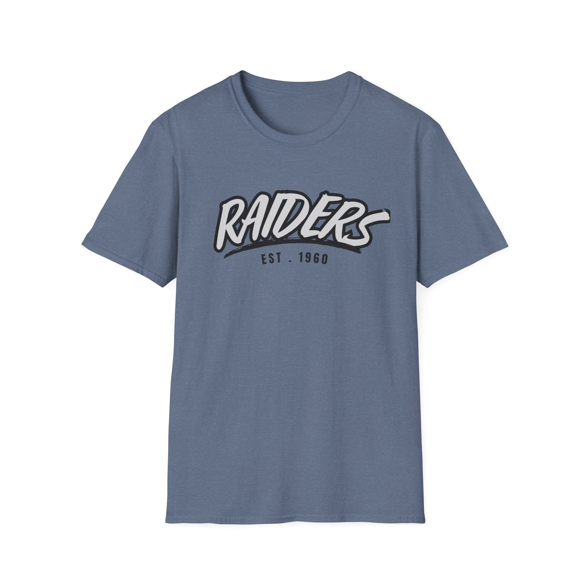 Football Shirt Unisex Softstyle T-Shirt, Football Fan Tee, Team Raiders Football Gift, Sports Fan Apparel, Game Day Shirt