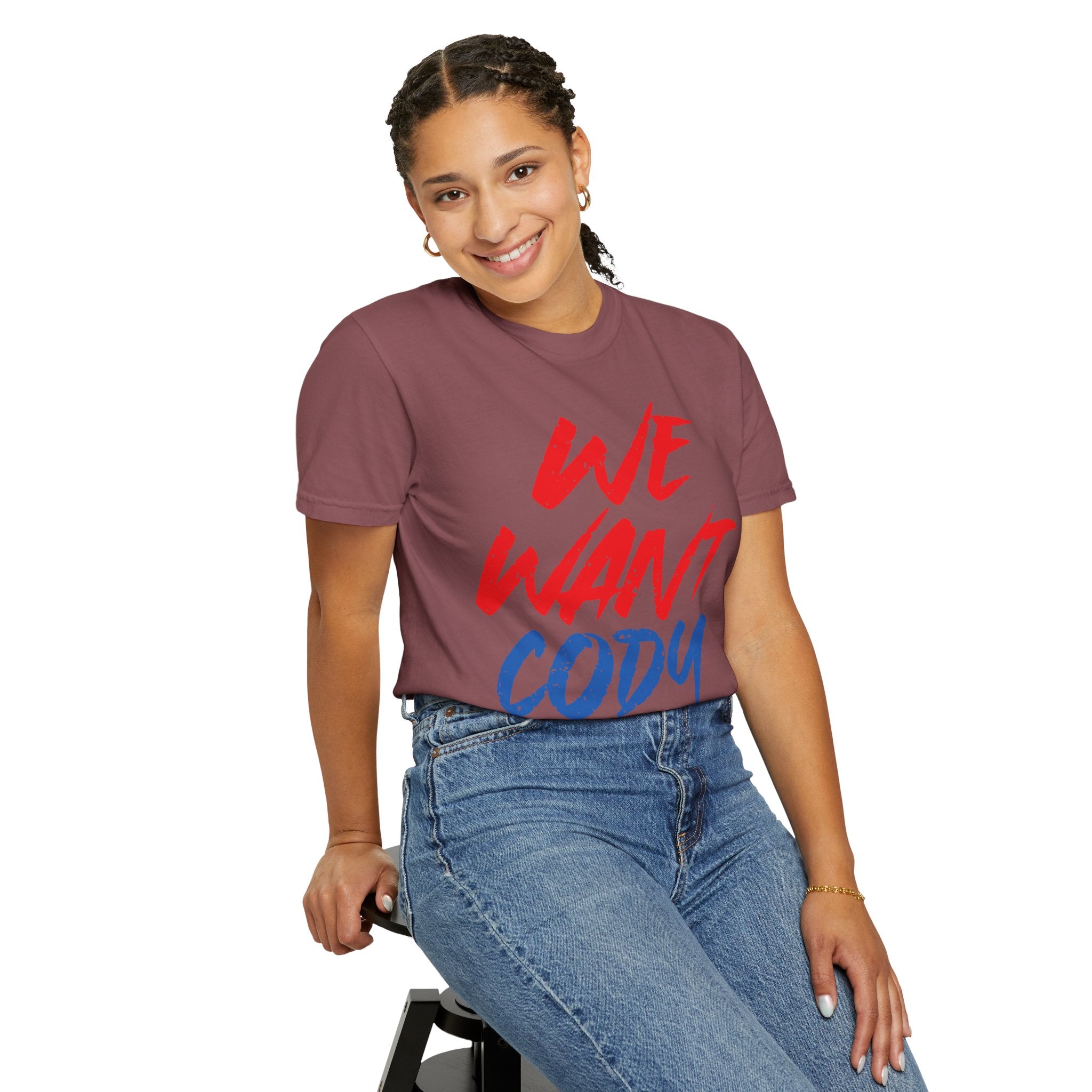 We Want Cody Graphic Design Cody Rhodes Fan Shirt, Sports Fan T-shirt, Unisex Shirt, Gift for Her-Him, Casual Outwear Shirt