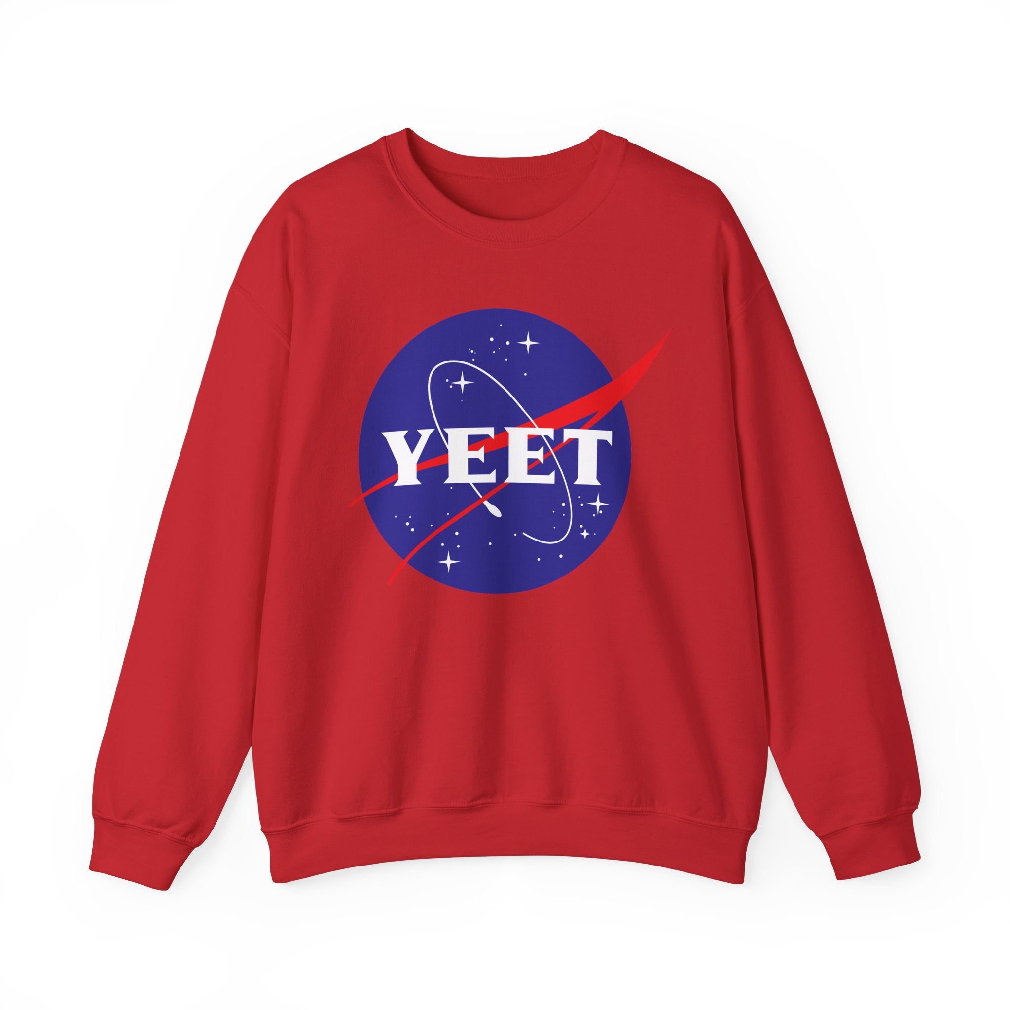 Yeet Nasa Sweatshirt Design, Sports Sweatshirt, Wrestling Fan Unisex Sweatshirt - Gift for Him or Her, Casual Outwear, Heavy Blend Crewneck Sweatshirt