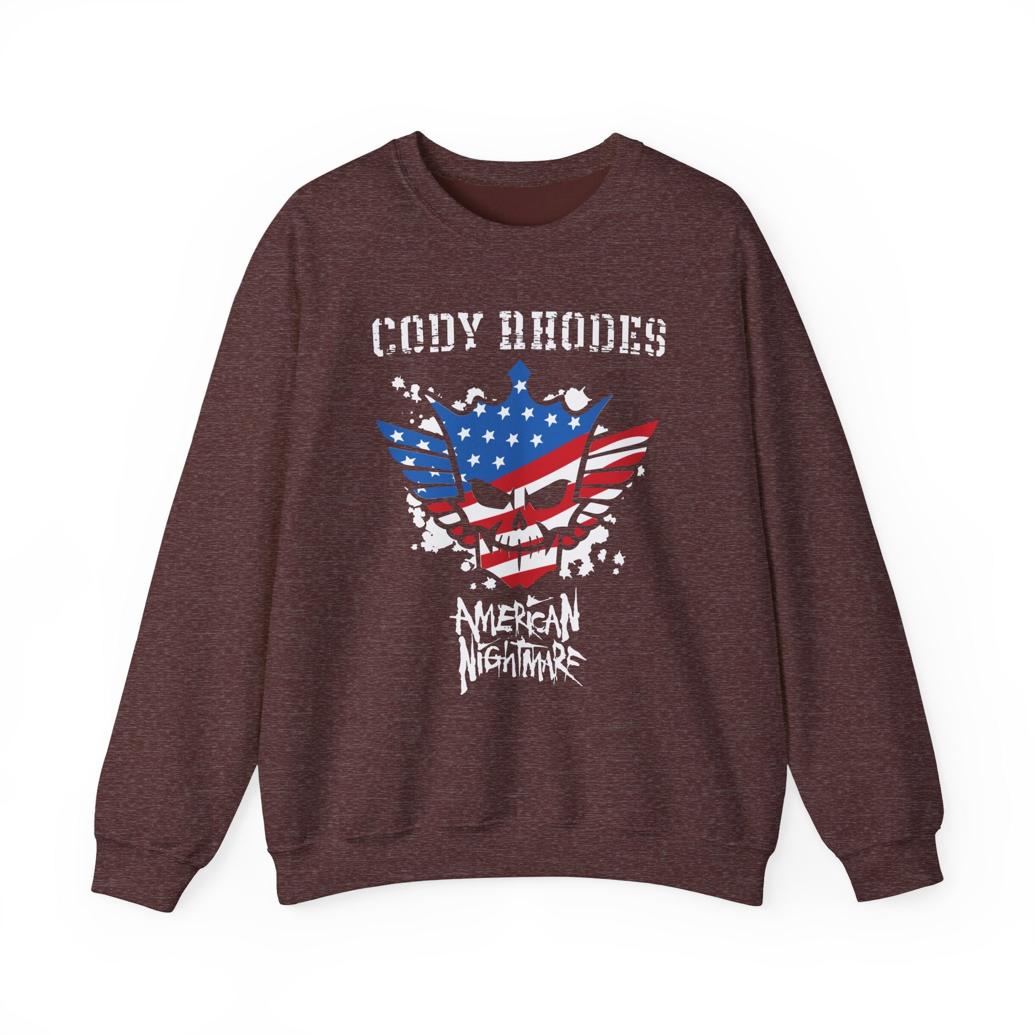 Cody Rhodes American Nightmare, Wrestling Fan Unisex Sweatshirt - Gift for Him or Her, Casual Outwear, Graphic Design, Heavy Blend Sweatshirt
