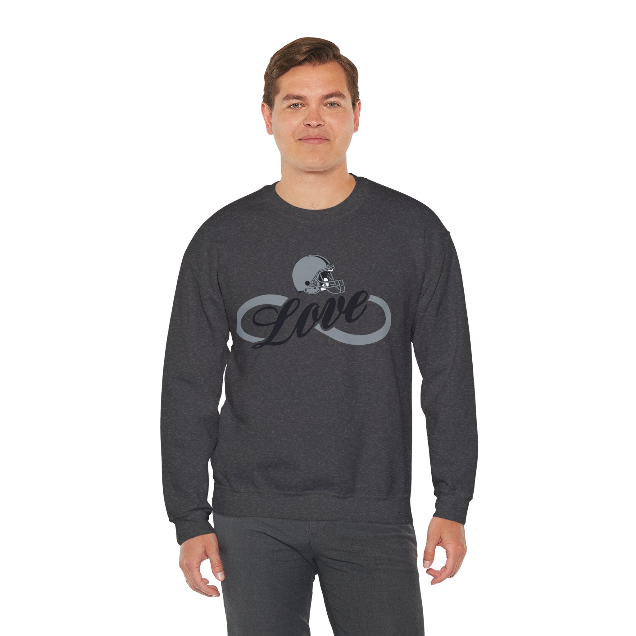 Love for Raiders Football Fan Sweatshirt, Unisex Sweatshirt, Football Fan Sweatshirt, Casual Sweatshirt, Summer Fit Sweatshirt