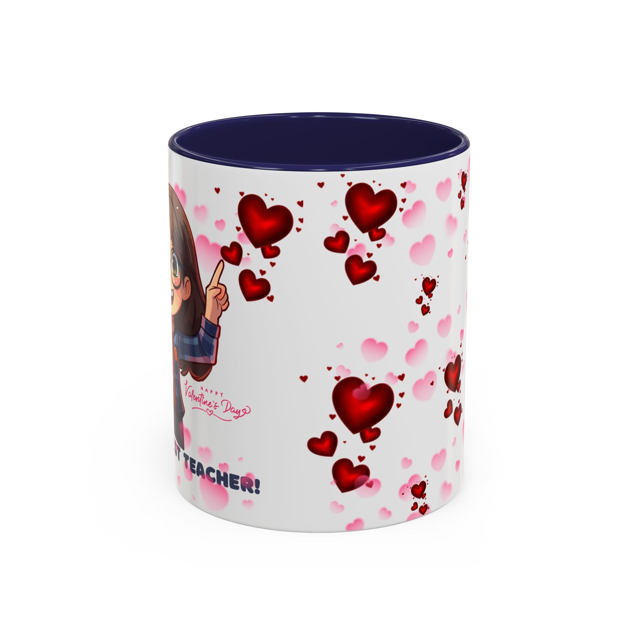 Teachers Gift Valentine's Design, Holiday Drinkware, Valentines, Christmas Birthday Gifts for Teachers, Coffee Mug for Teacher Valentines Day,