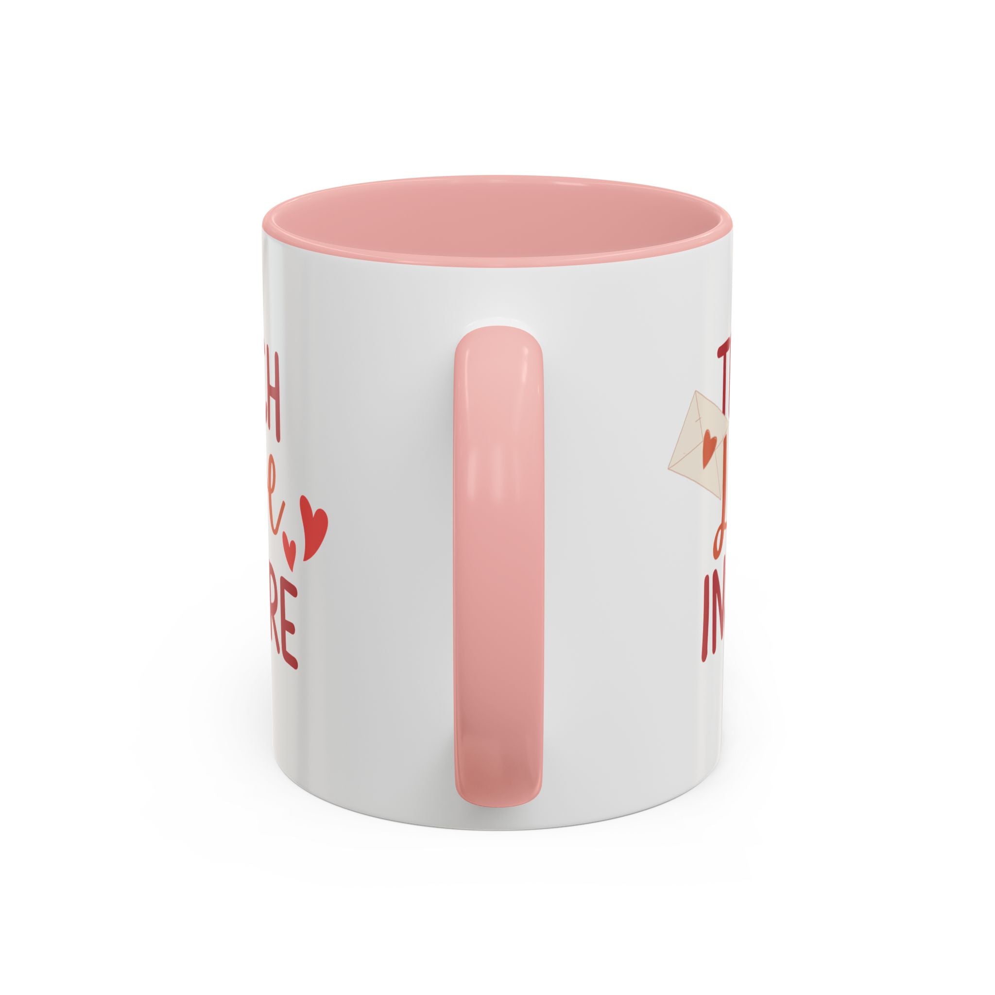 Teach, Love, Inspire Valentine's Design, Holiday Drinkware, Valentines, Christmas Birthday Gifts for Teachers, Coffee Mug for Teacher Valentines Day,