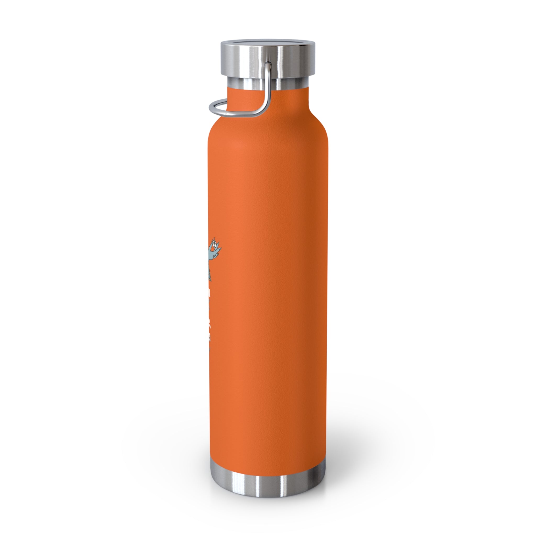 "If You Look at Me Take A Sip" Copper Water Bottle, Inspirational Quote, Gift Tumbler, 22oz, Motivational Drinkware, Stainless Steel Thermos
