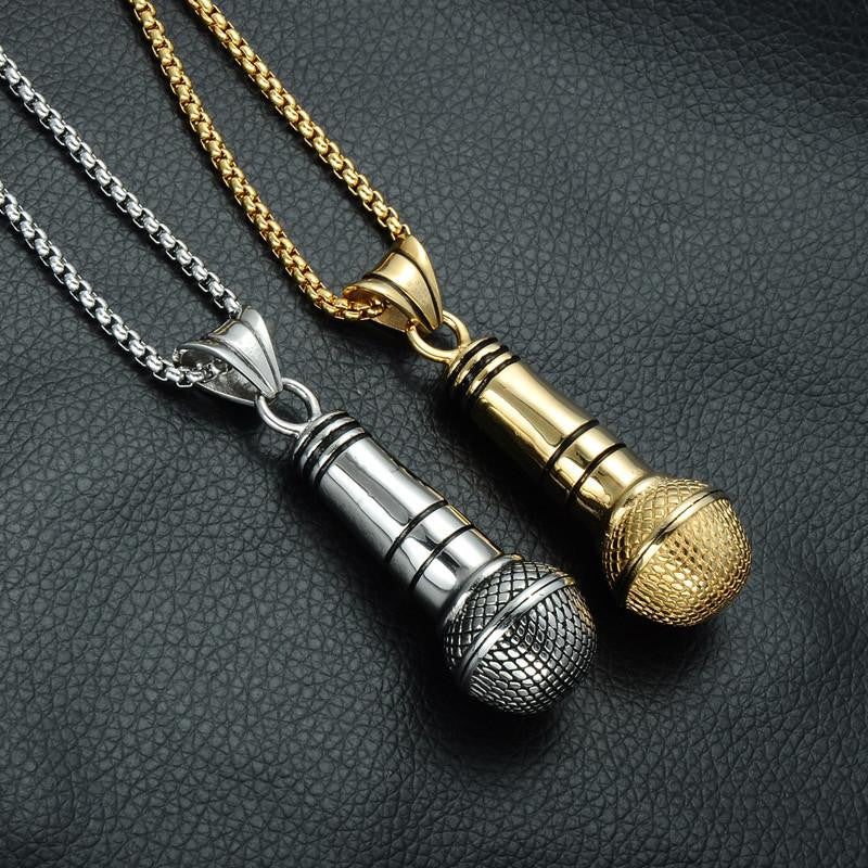 SING YOUR INNER TRUTHS BIG MIC NECKLACE
