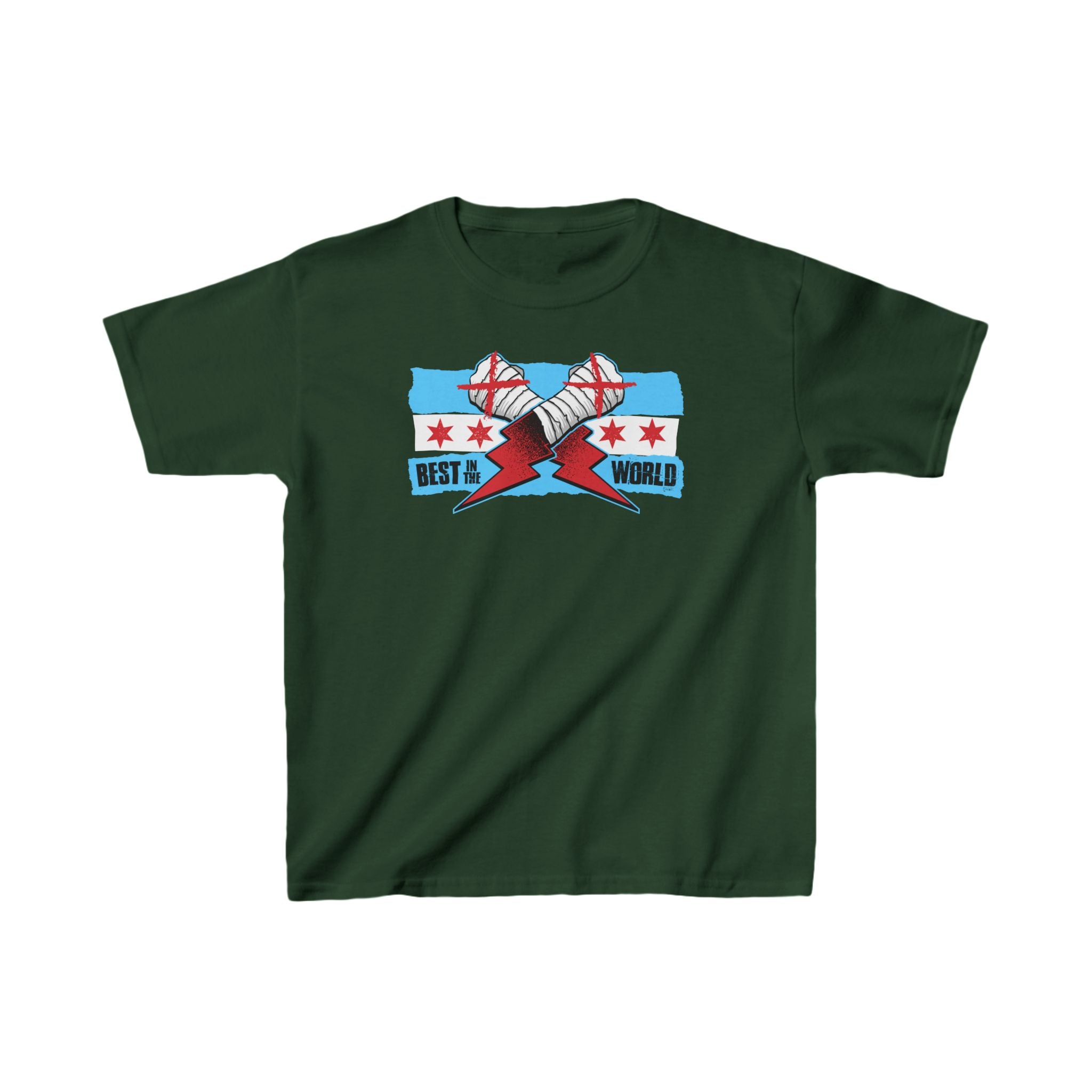 CM Punk "Best in The Word" Shirt, Unisex Kids Shirt, Sports Fan T-Shirt, Best Gift for Kids, Cotton Shirt for Kids