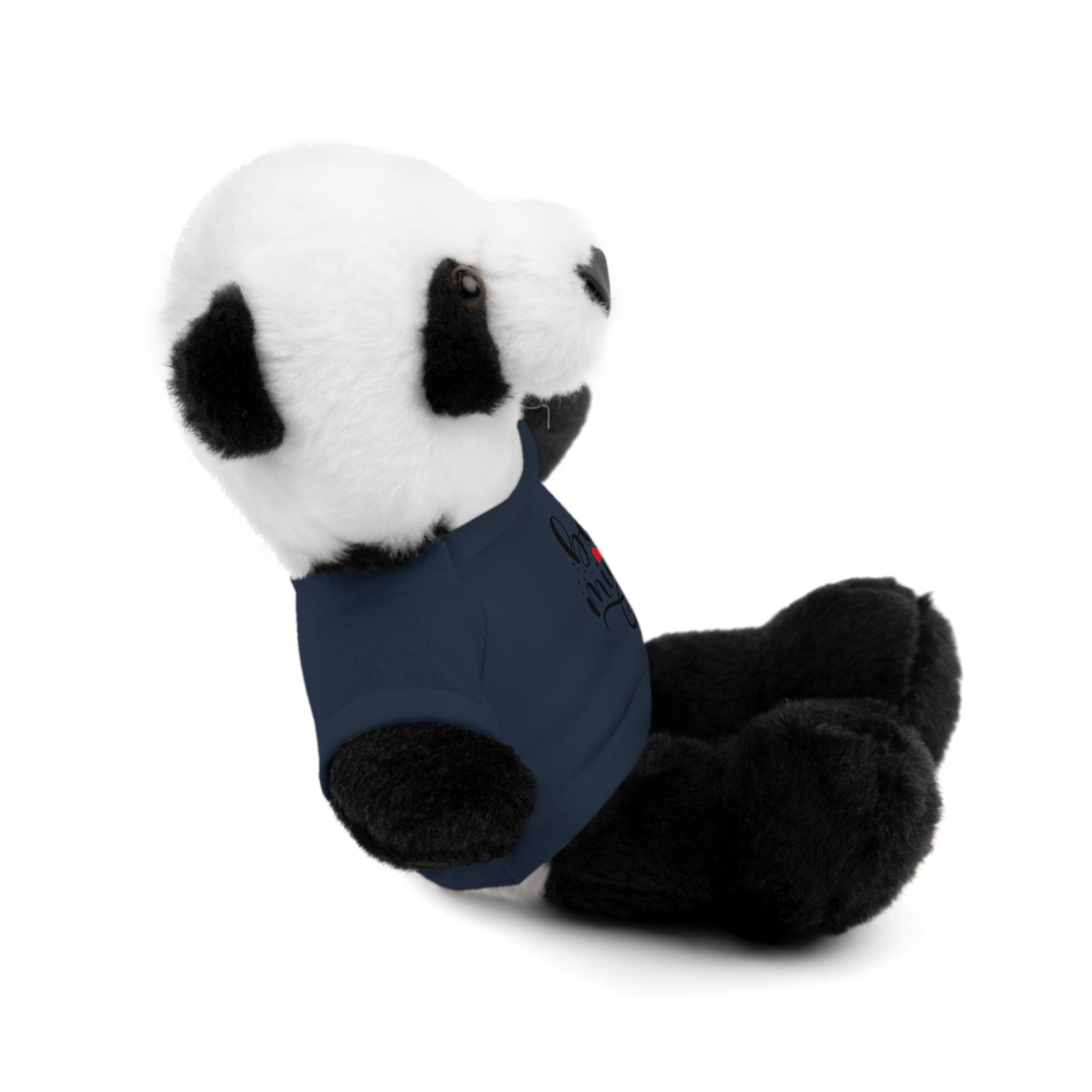 Lovely Panda Plushy, Be Mine, Stuffed Animals Shirt Printed, Suitable for Soft Valentine's Day Gift for Her, Him