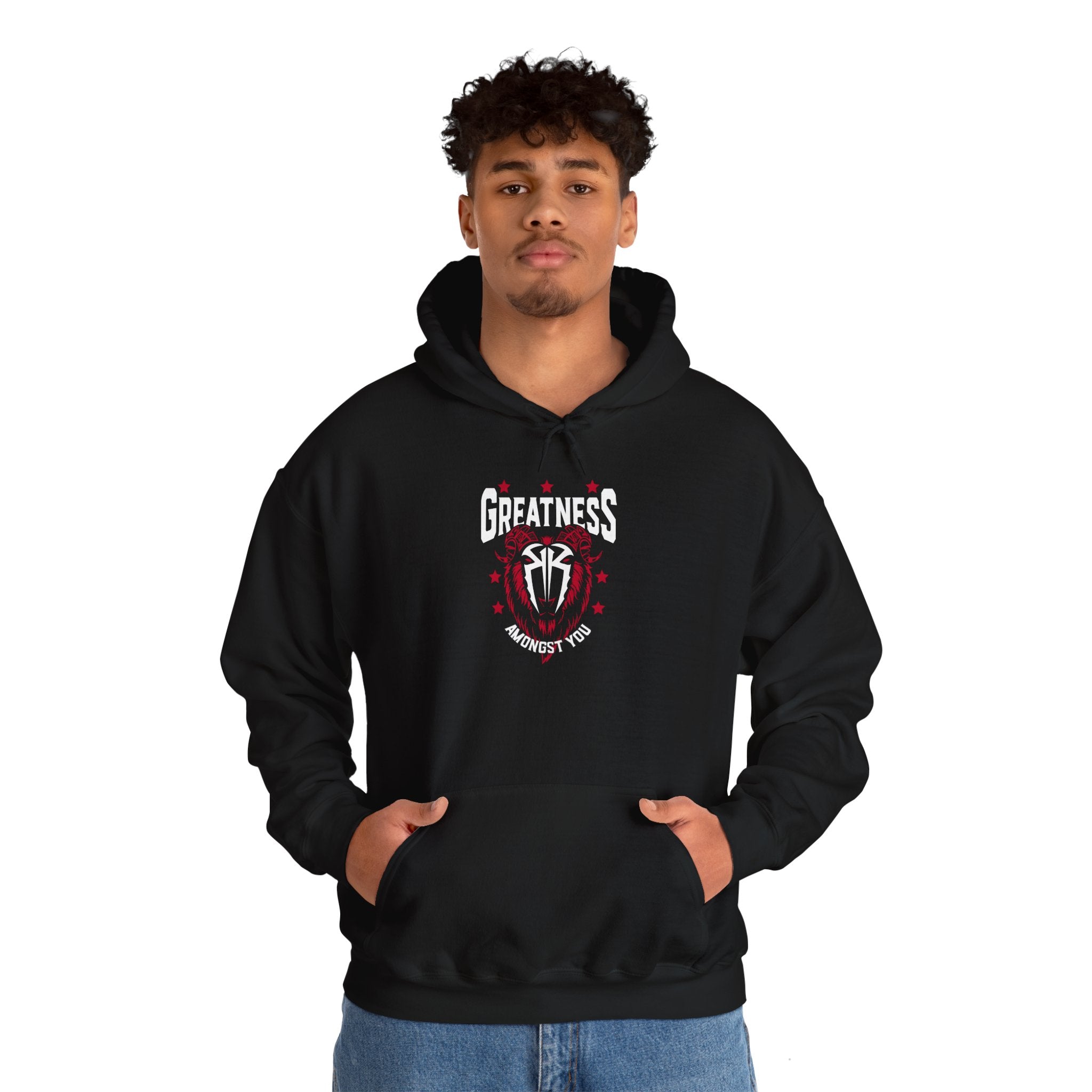 Greatness Amongst You, Royal Reigns Hoodies, Pro Wrestling Apparel, Heavy Blend Hoodie, Sports Fan Gift, Graphic Pullover