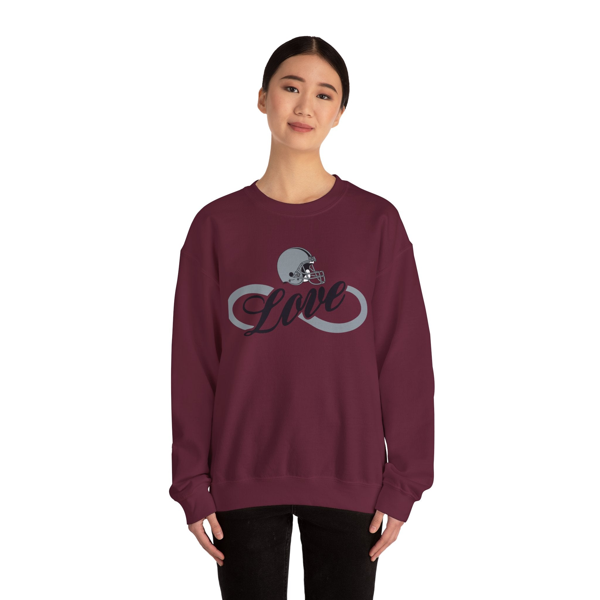 Love for Raiders Football Fan Sweatshirt, Unisex Sweatshirt, Football Fan Sweatshirt, Casual Sweatshirt, Summer Fit Sweatshirt