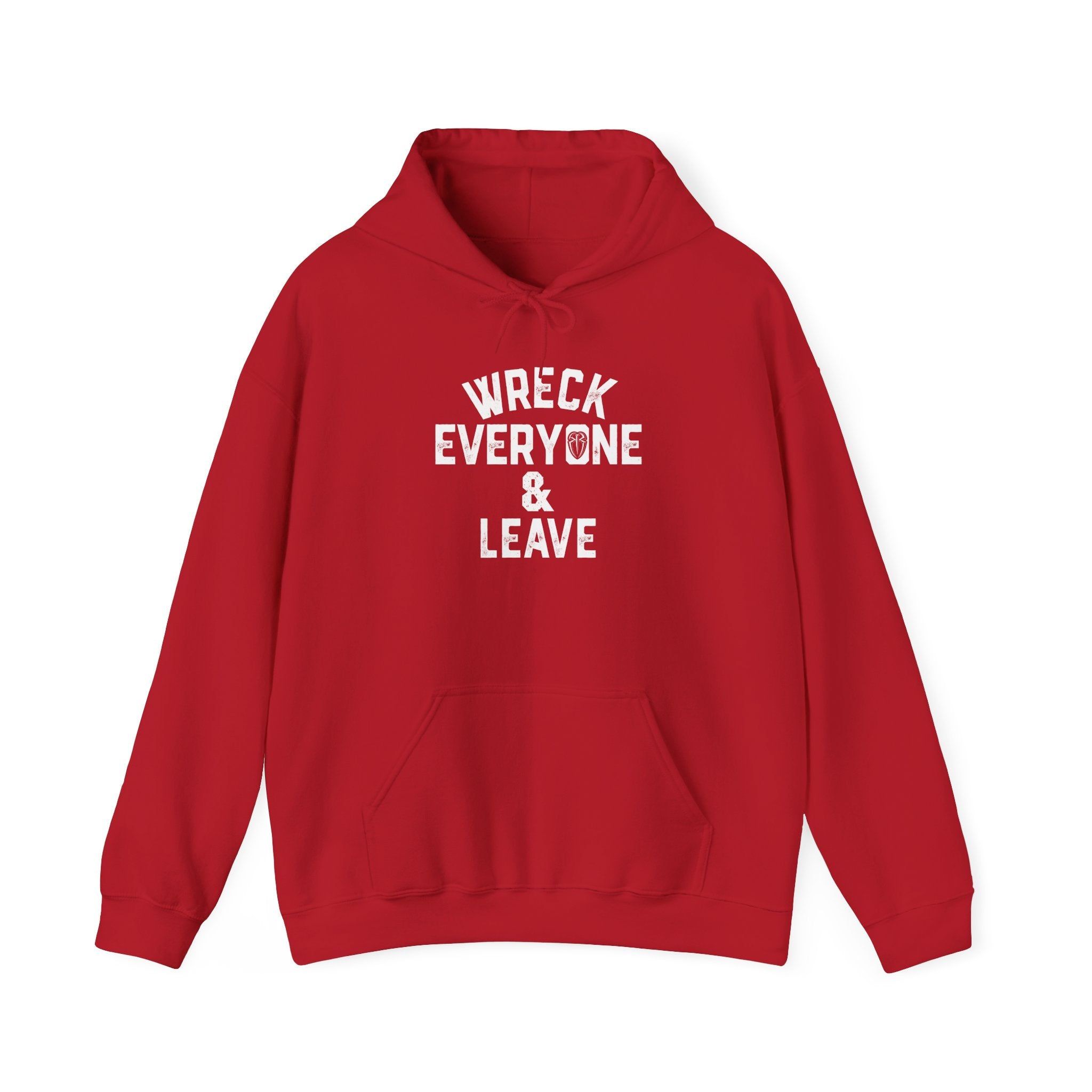 Wreck Everyone and Leave Royal Reigns Hoodies, Pro Wrestling Apparel, Heavy Blend Hoodie, Sports Fan Gift, Graphic Pullover