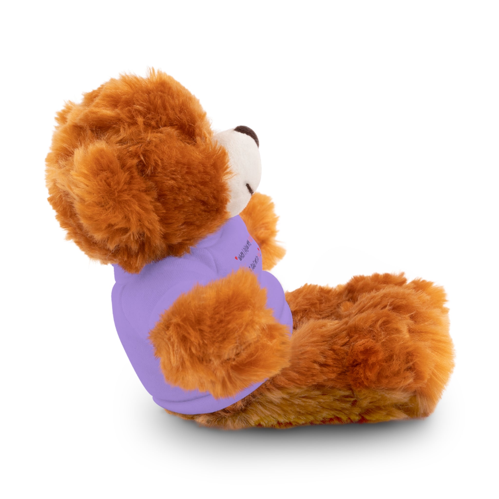 Panda Plushies, I Love You, Stuffed Animals Shirt Printed, Suitable for Soft Valentine's Day Gift Plush Bear Toy