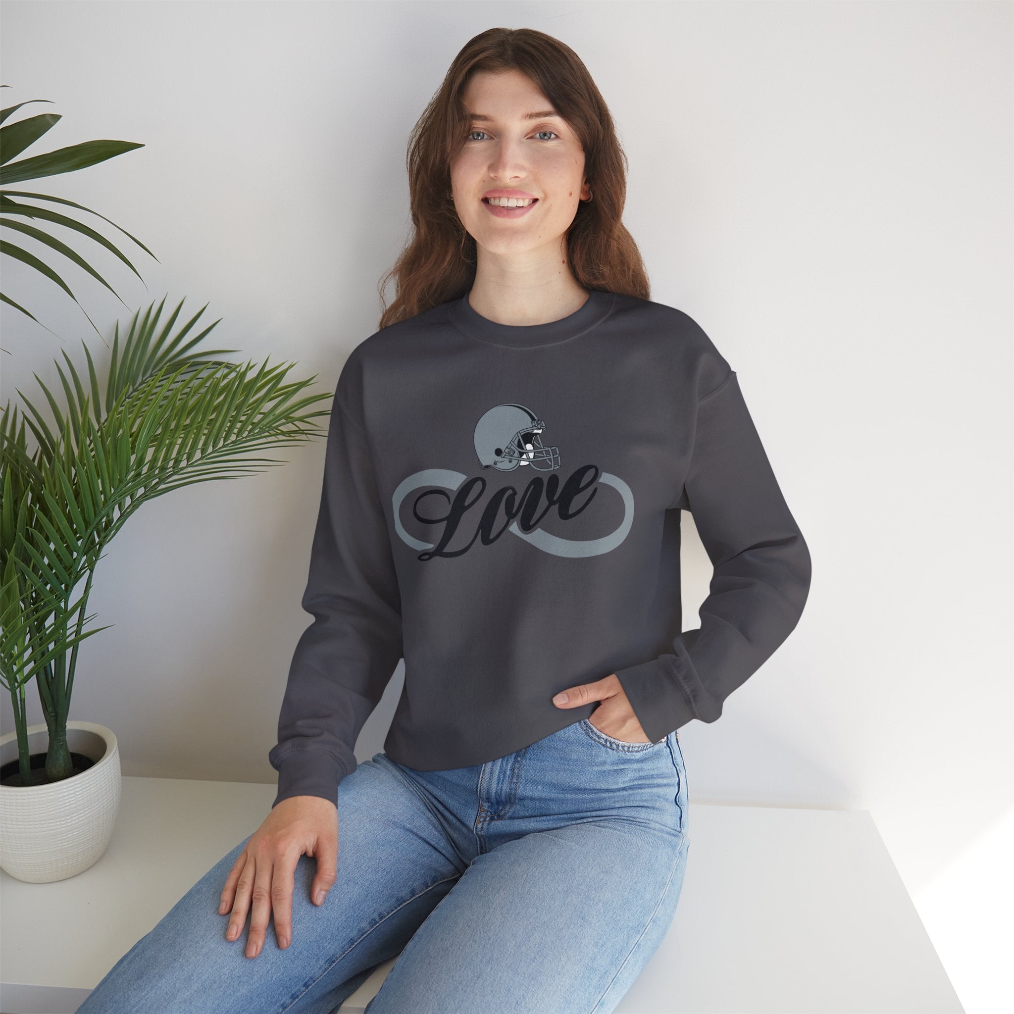 Love for Raiders Football Fan Sweatshirt, Unisex Sweatshirt, Football Fan Sweatshirt, Casual Sweatshirt, Summer Fit Sweatshirt