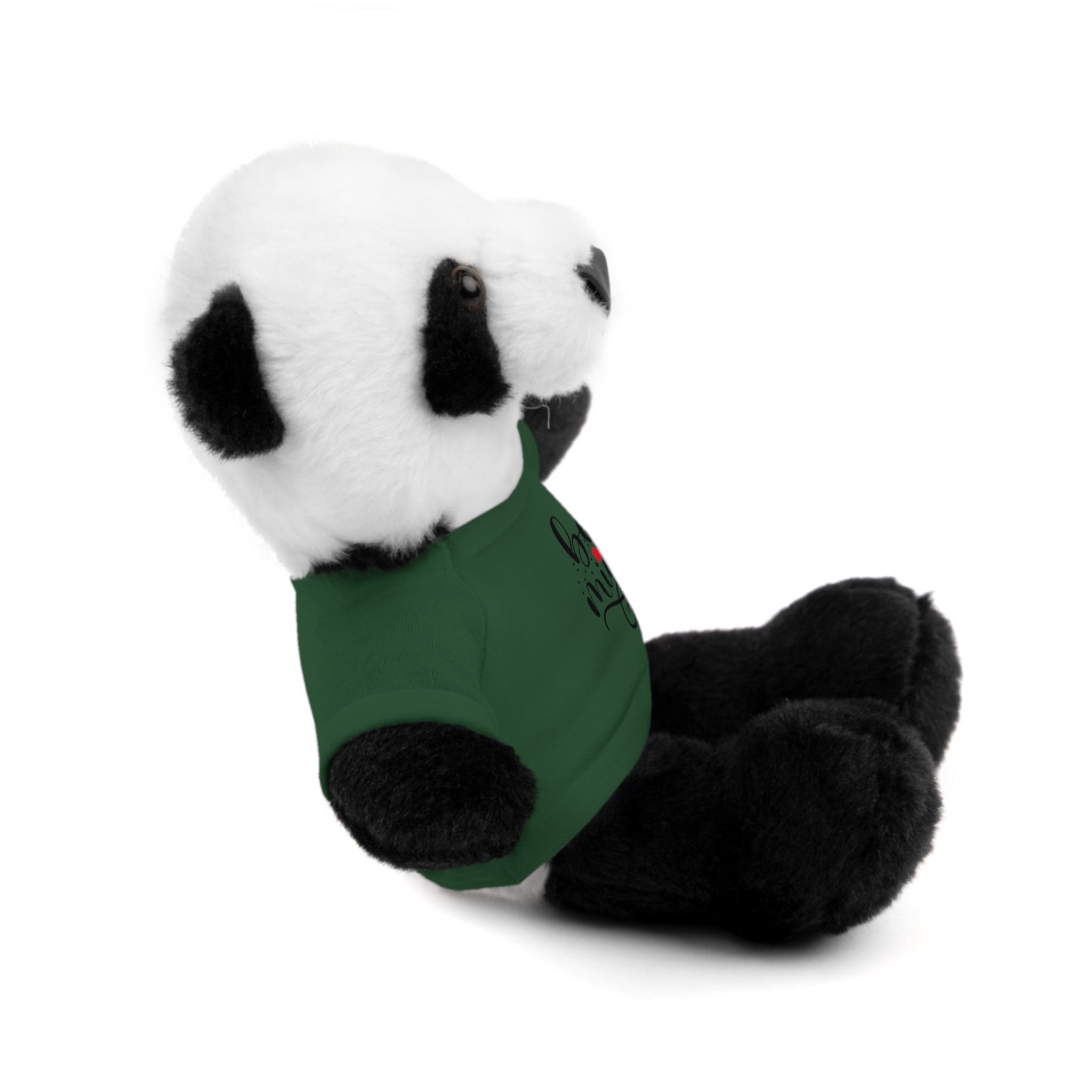 Lovely Panda Plushy, Be Mine, Stuffed Animals Shirt Printed, Suitable for Soft Valentine's Day Gift for Her, Him